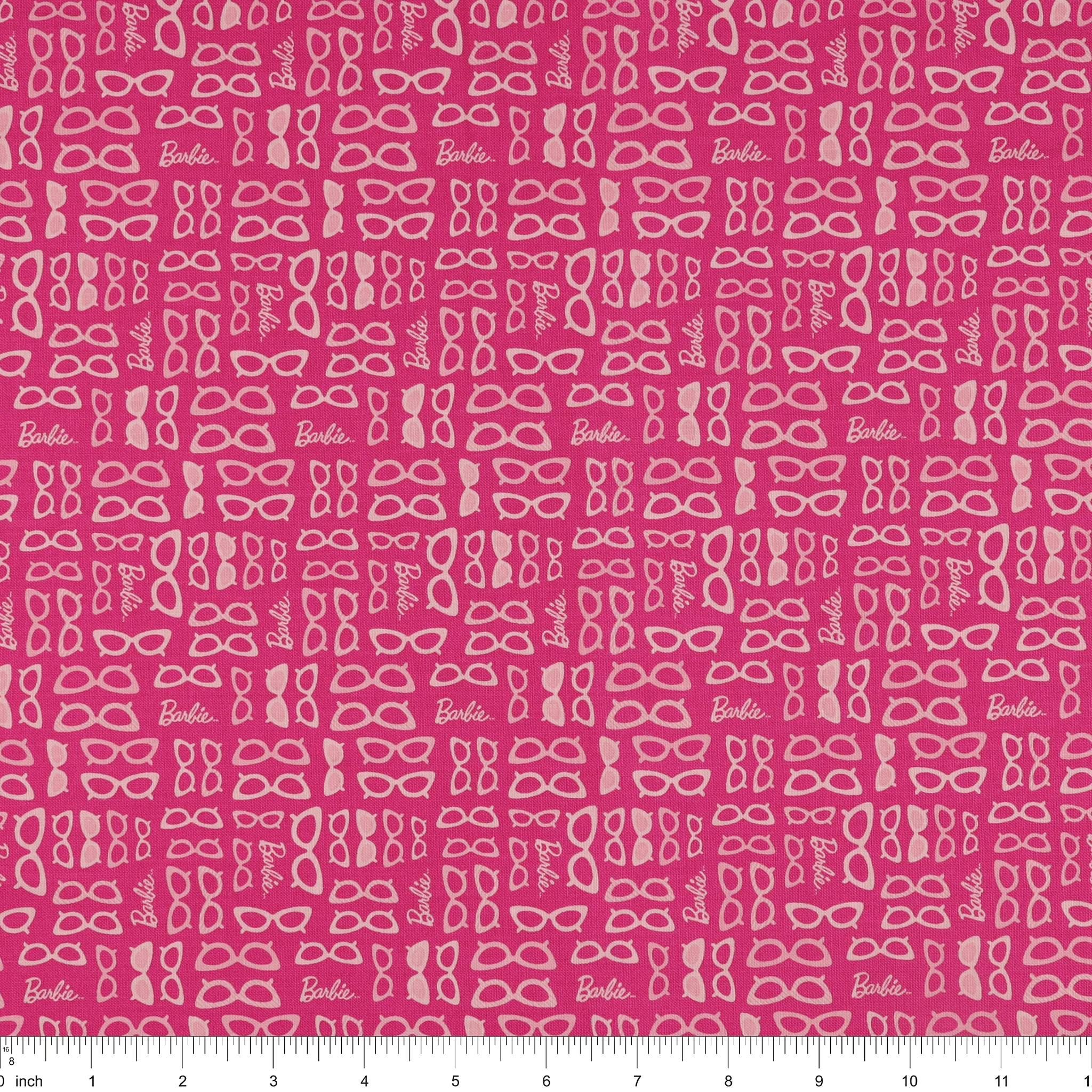 Barbie World Fabric Collection - Barbie Glasses Hot Pink - Image 3