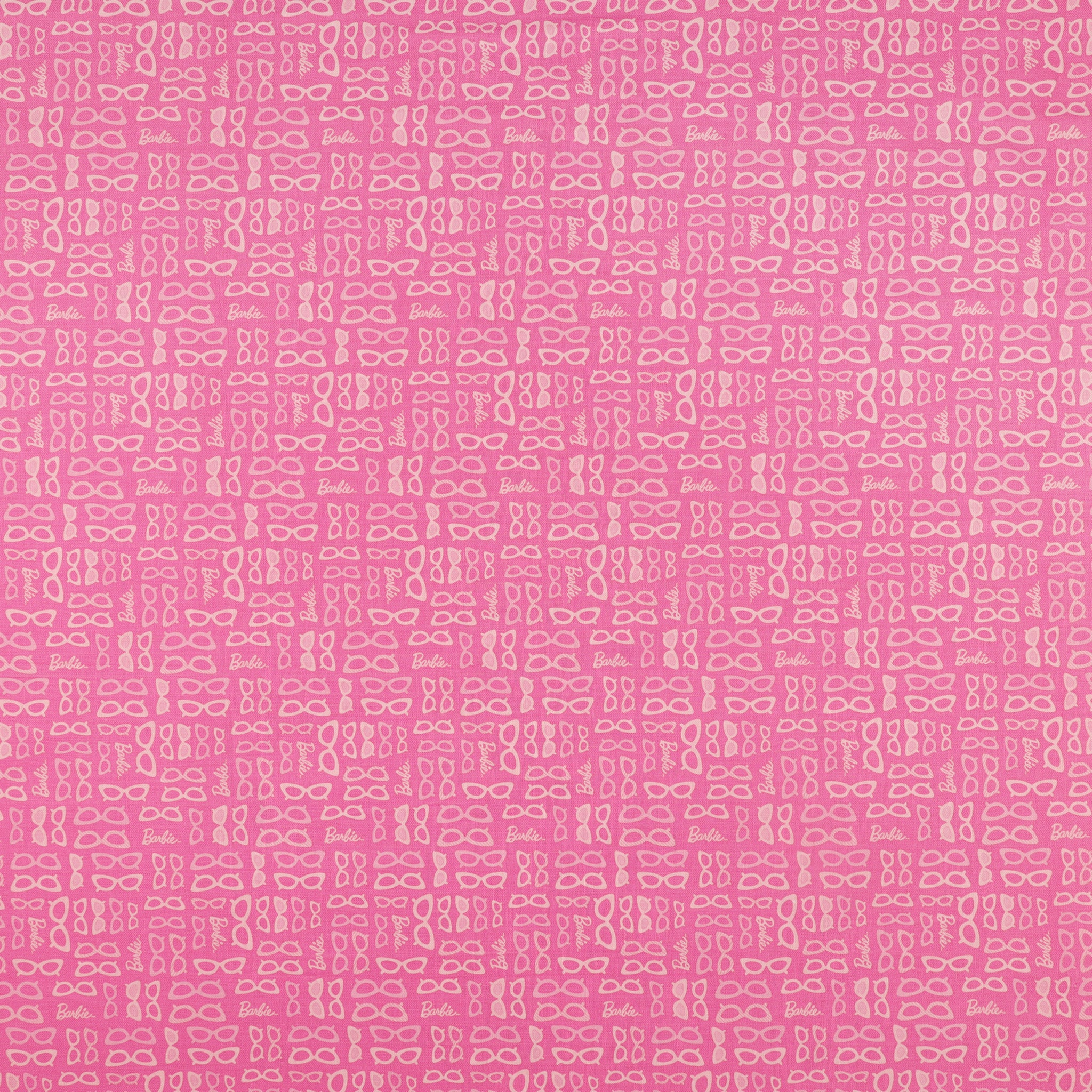 Barbie World Fabric Collection - Barbie Glasses Medium Pink