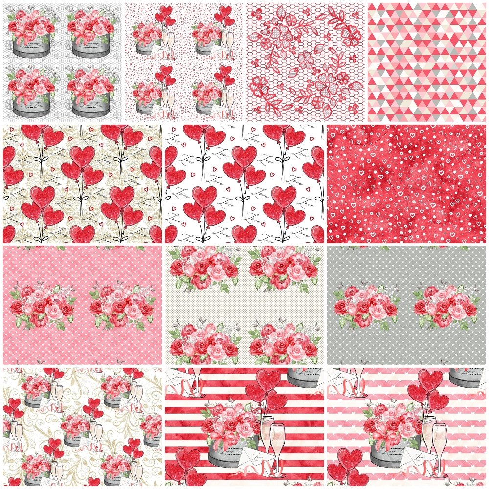 Be My Valentine Charm Pack - 13 Pieces
