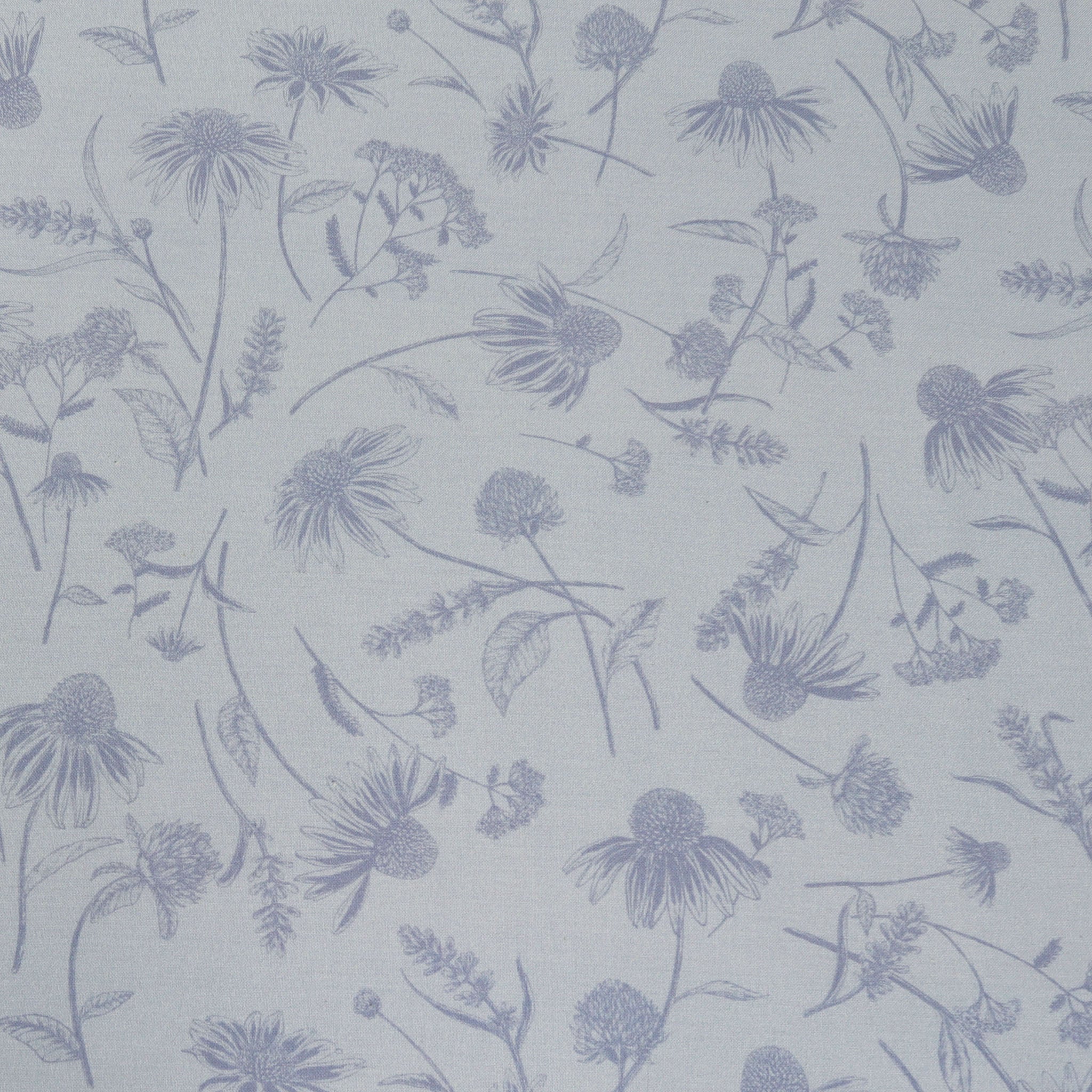 Bee Haven Fabric Collection - Coneflower Tonal Light Periwinkle