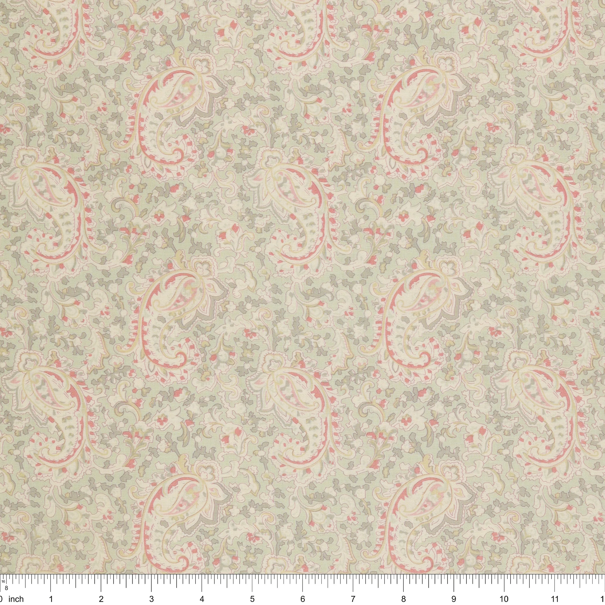 Beloved Fabric Collection - Prague Paisley Willow - Image 3