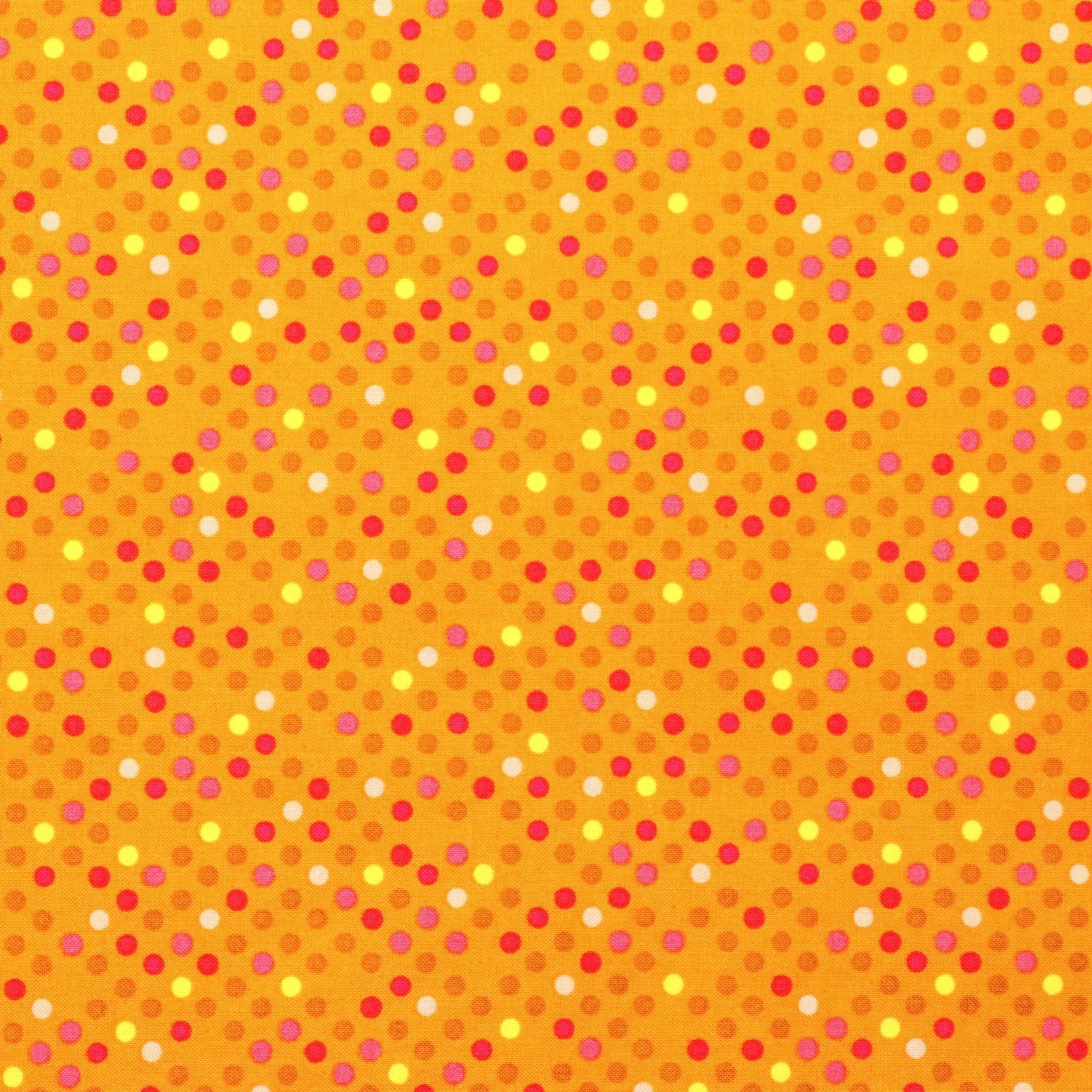 Dazzle Dots 1 Confetti Drop Fabric Collection - Gold Multi