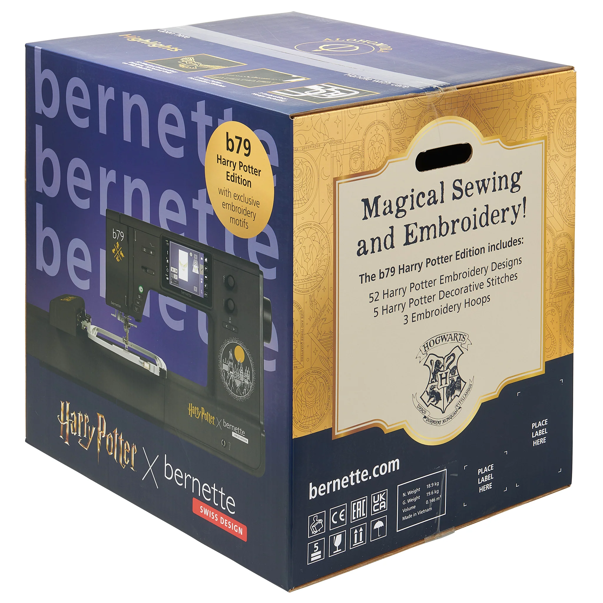 bernette 79 Harry Potter LE Computerized Sewing & Embroidery Machine - Image 14