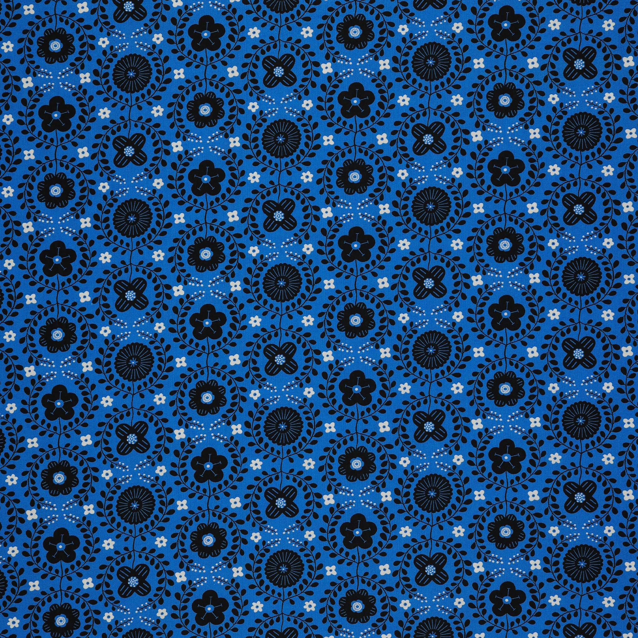 Black, White and Bloom Fabric Collection - Evette Caribbean