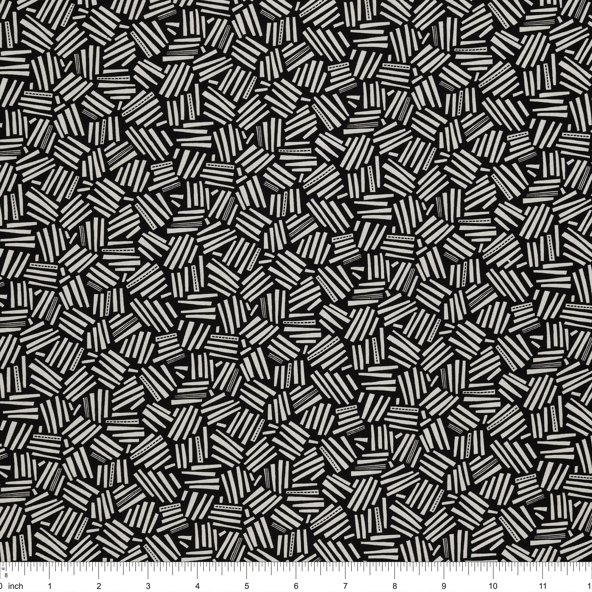 Black, White and Bloom Fabric Collection - Katy Black/White - Image 3