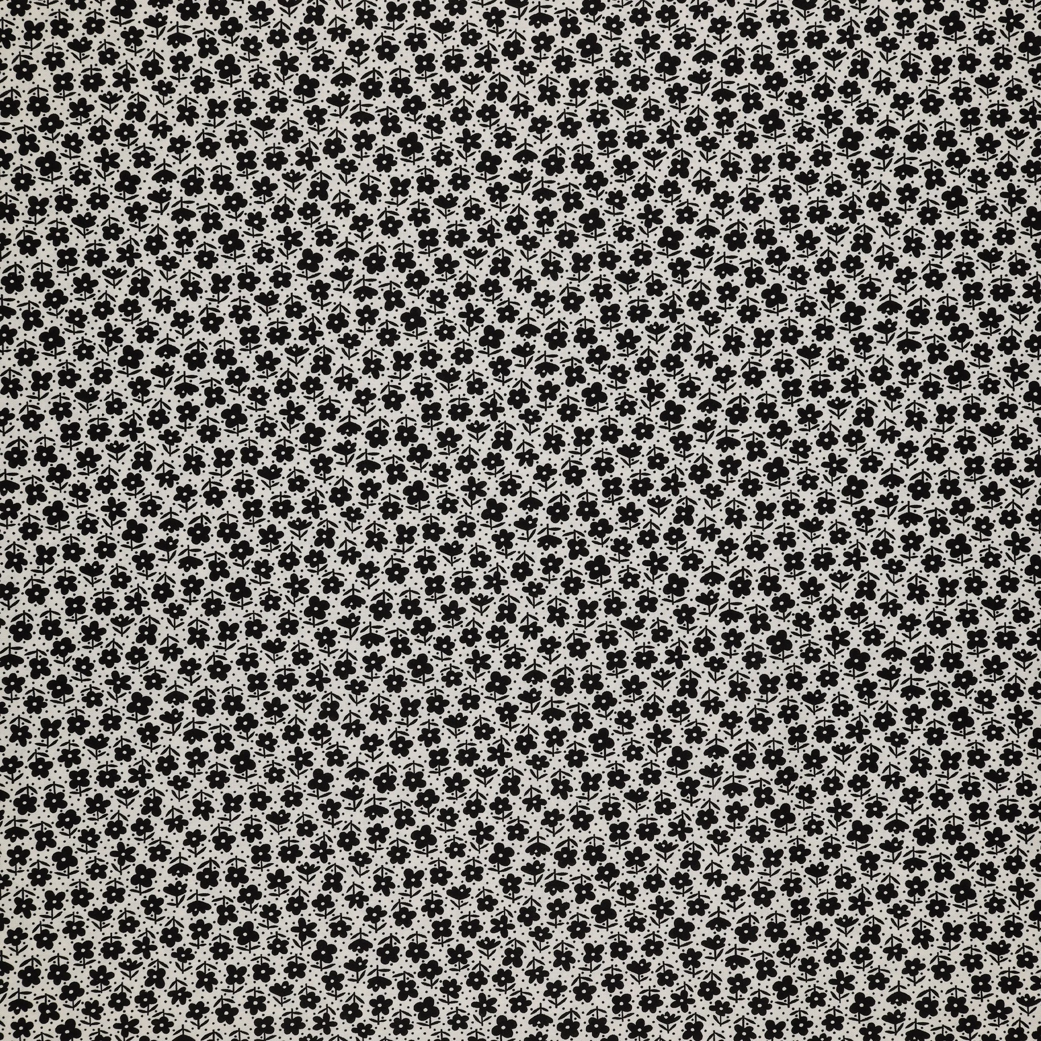 Black, White and Bloom Fabric Collection - Mimi Black/White