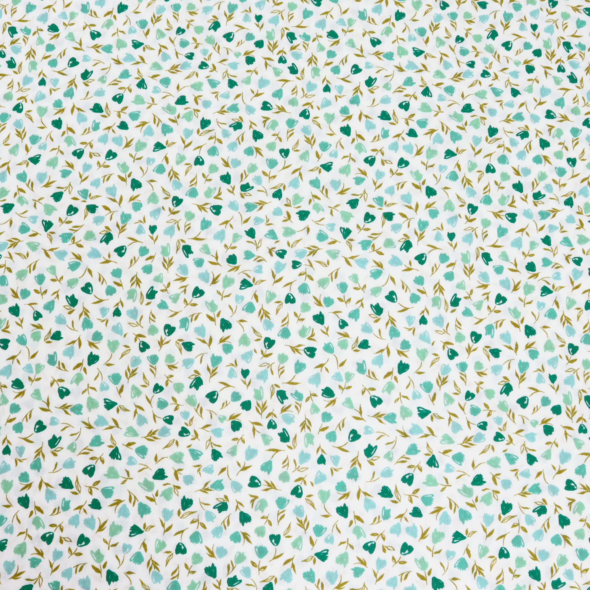 Bloomcore Fabric Collection - Floral Frenzy Lagoon - Image 2