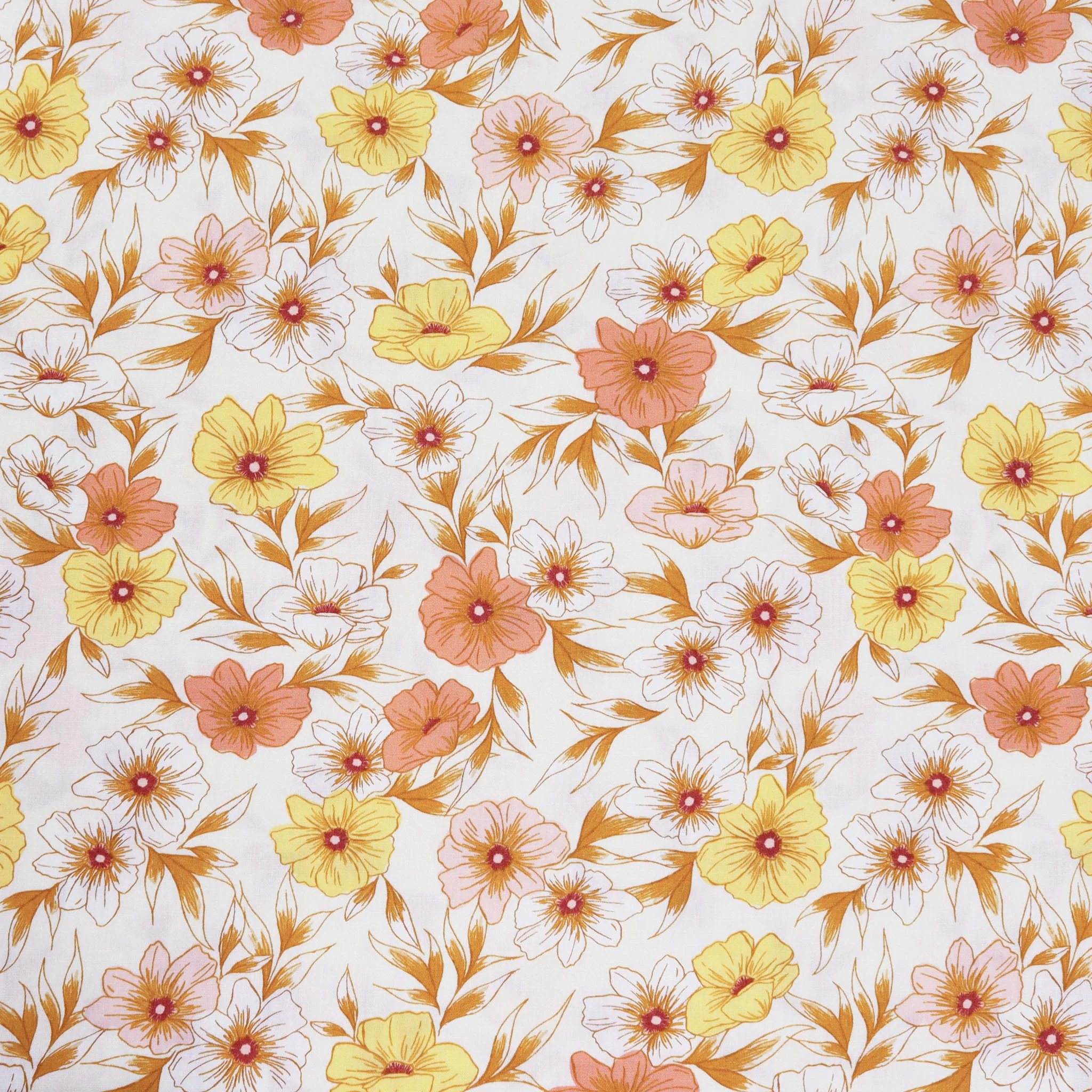 Bloomcore Fabric Collection - Tinted Blooms Amber - Image 2