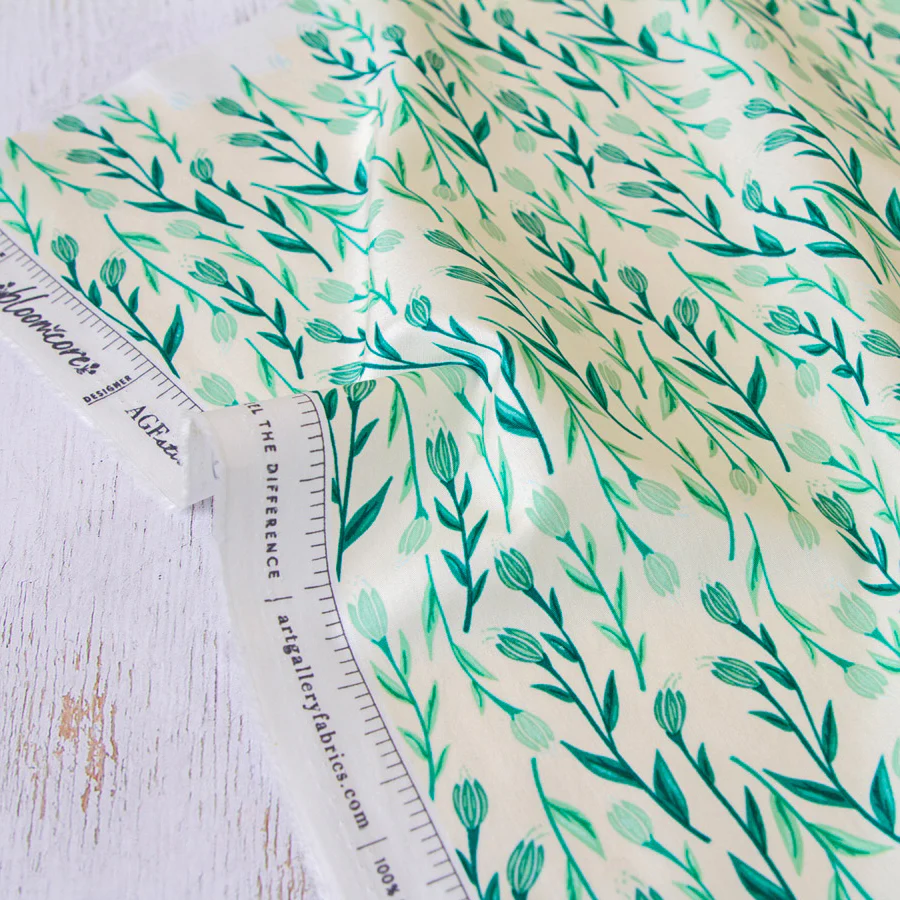 Bloomcore Fabric Collection - Whispers Inbloom Lagoon - Image 3