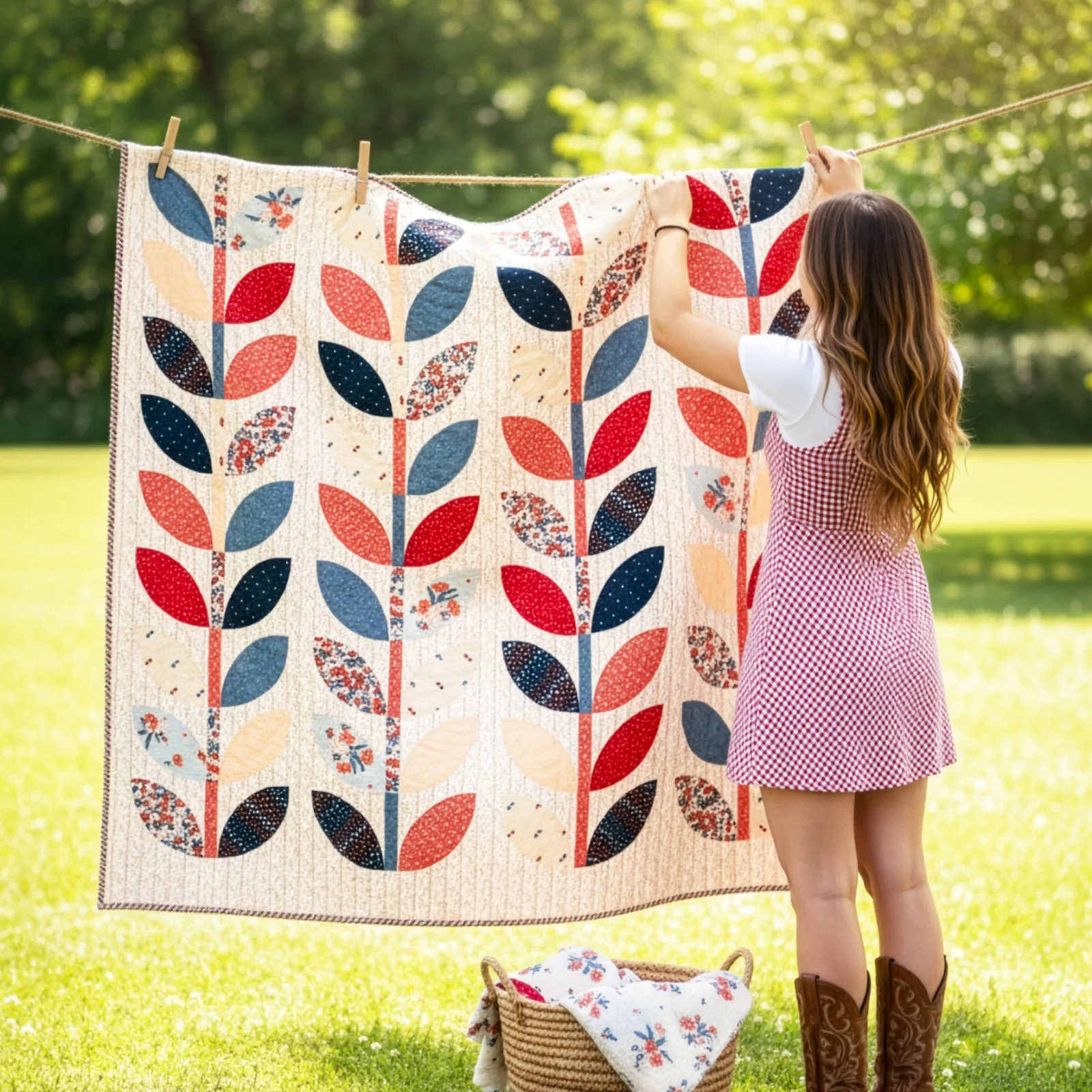 Bloomin’ Americana Fabric Collection - Free to Sparkle - Image 5