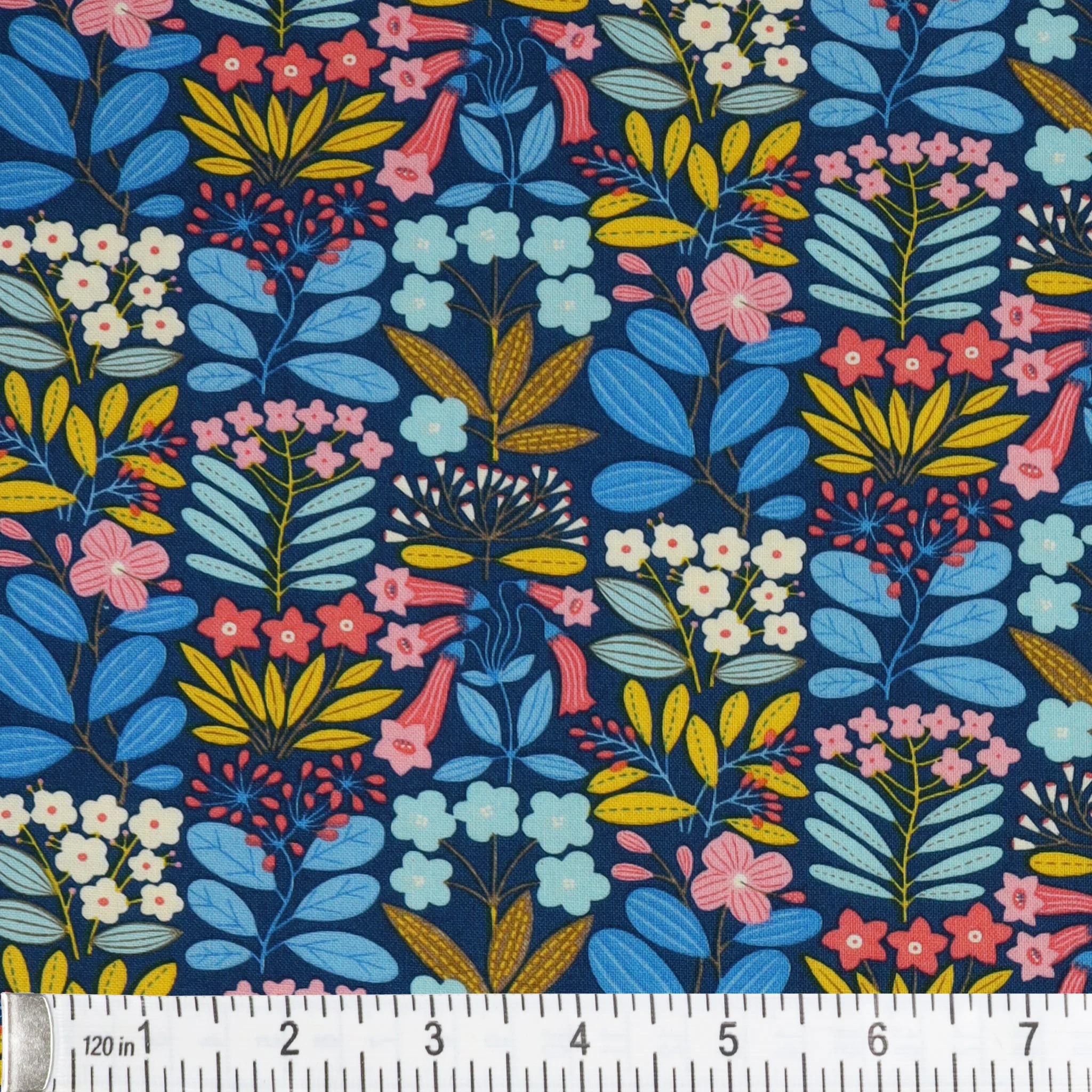 Blooming Color 2 Fabric Collection - Emme Blue - Image 2