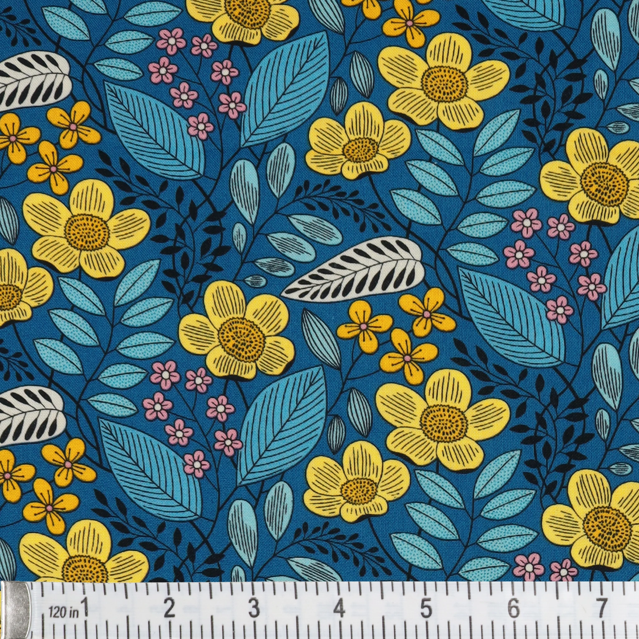 Blooming Color 2 Fabric Collection - Olivia Blue - Image 2