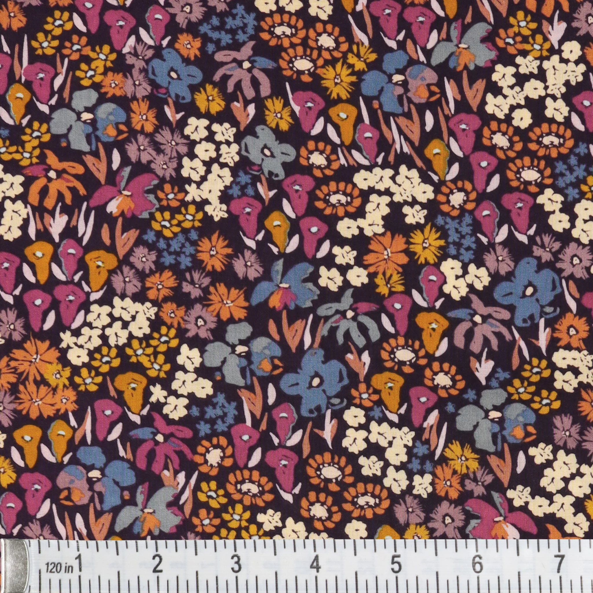 Bloomkind Meadow Dusk Fabric in Rayon - Image 2