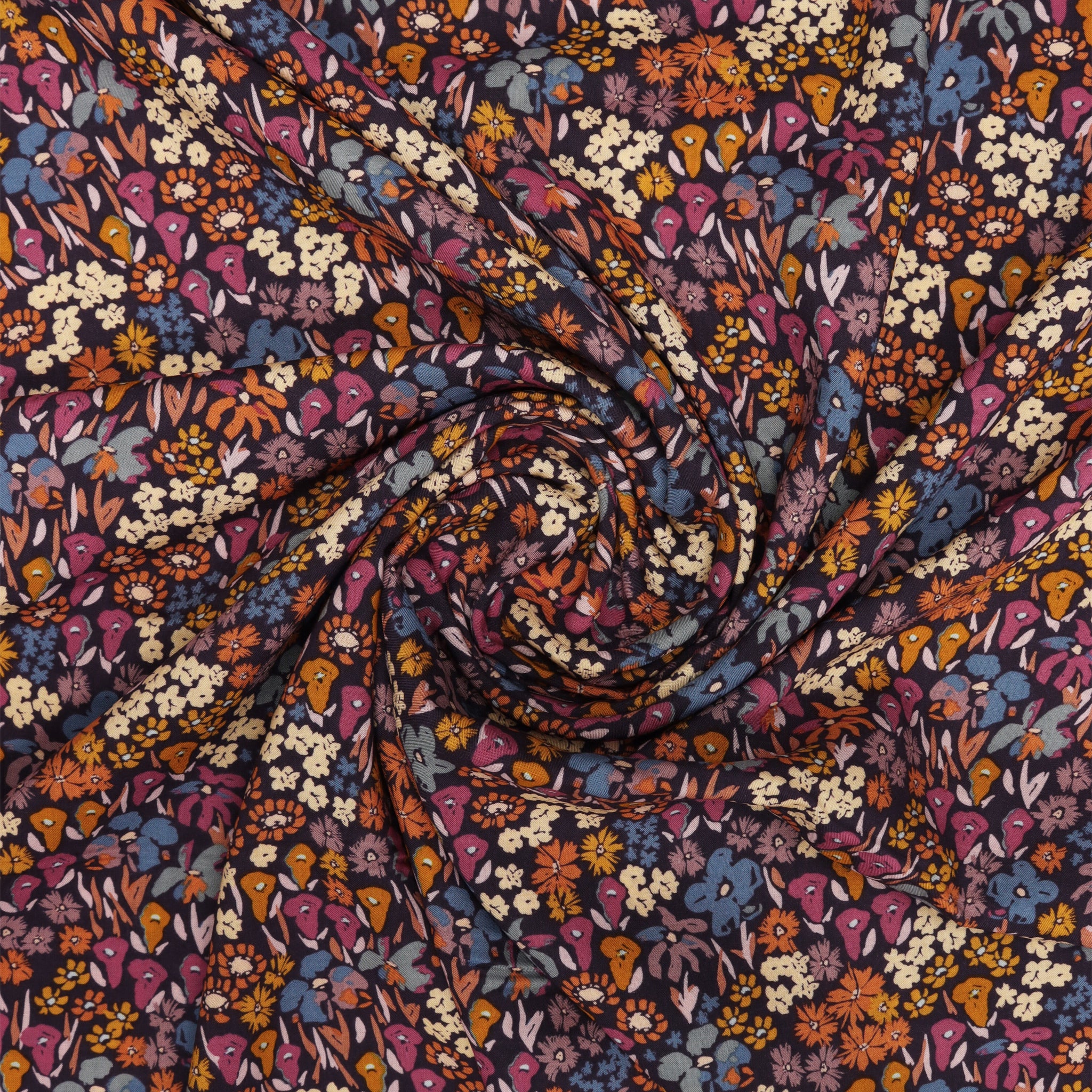 Bloomkind Meadow Dusk Fabric in Rayon - Image 3