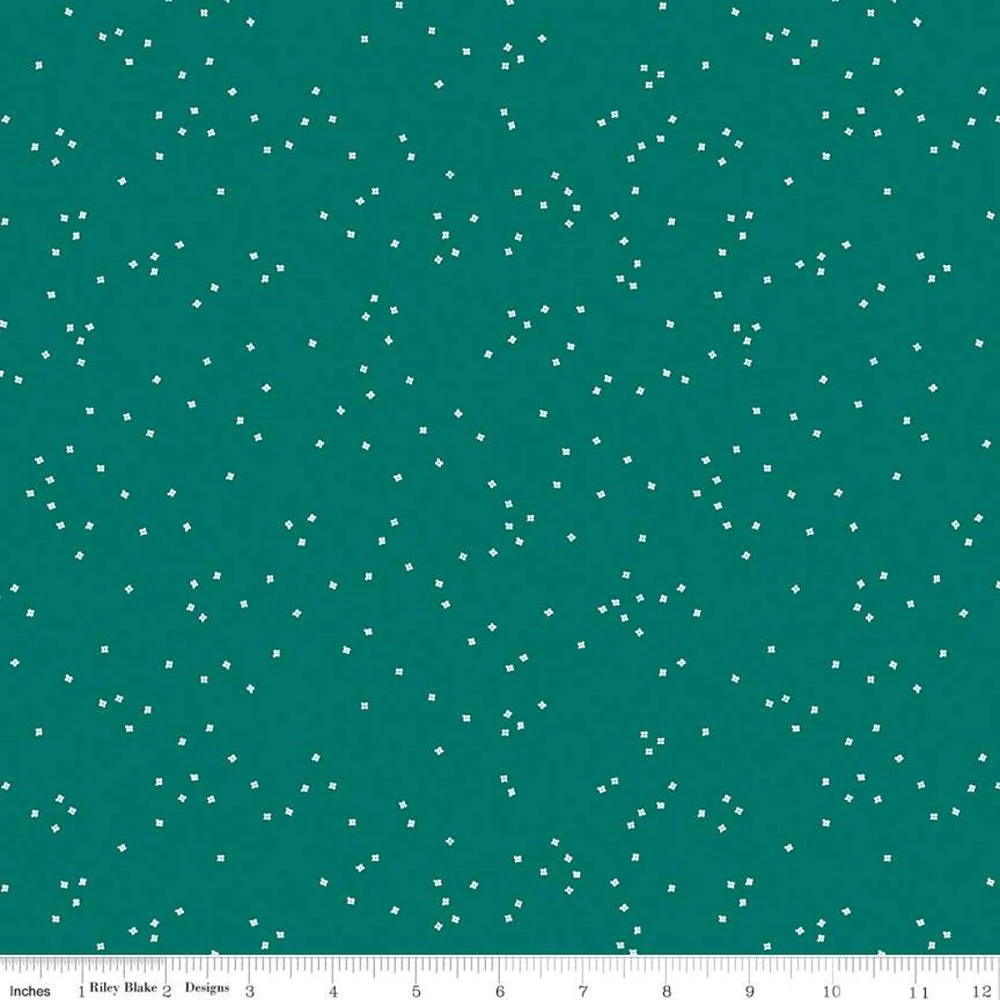 Blossom Fabric - Jade