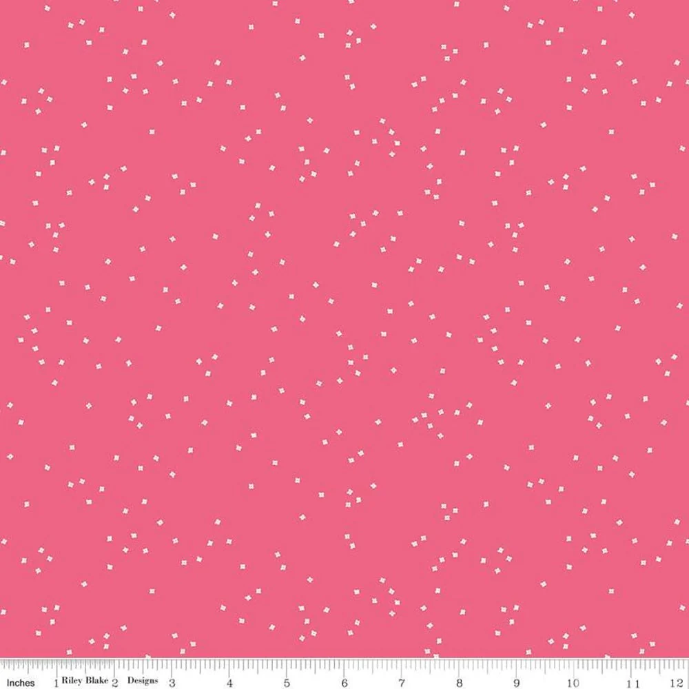 Blossom Fabric - Raspberry