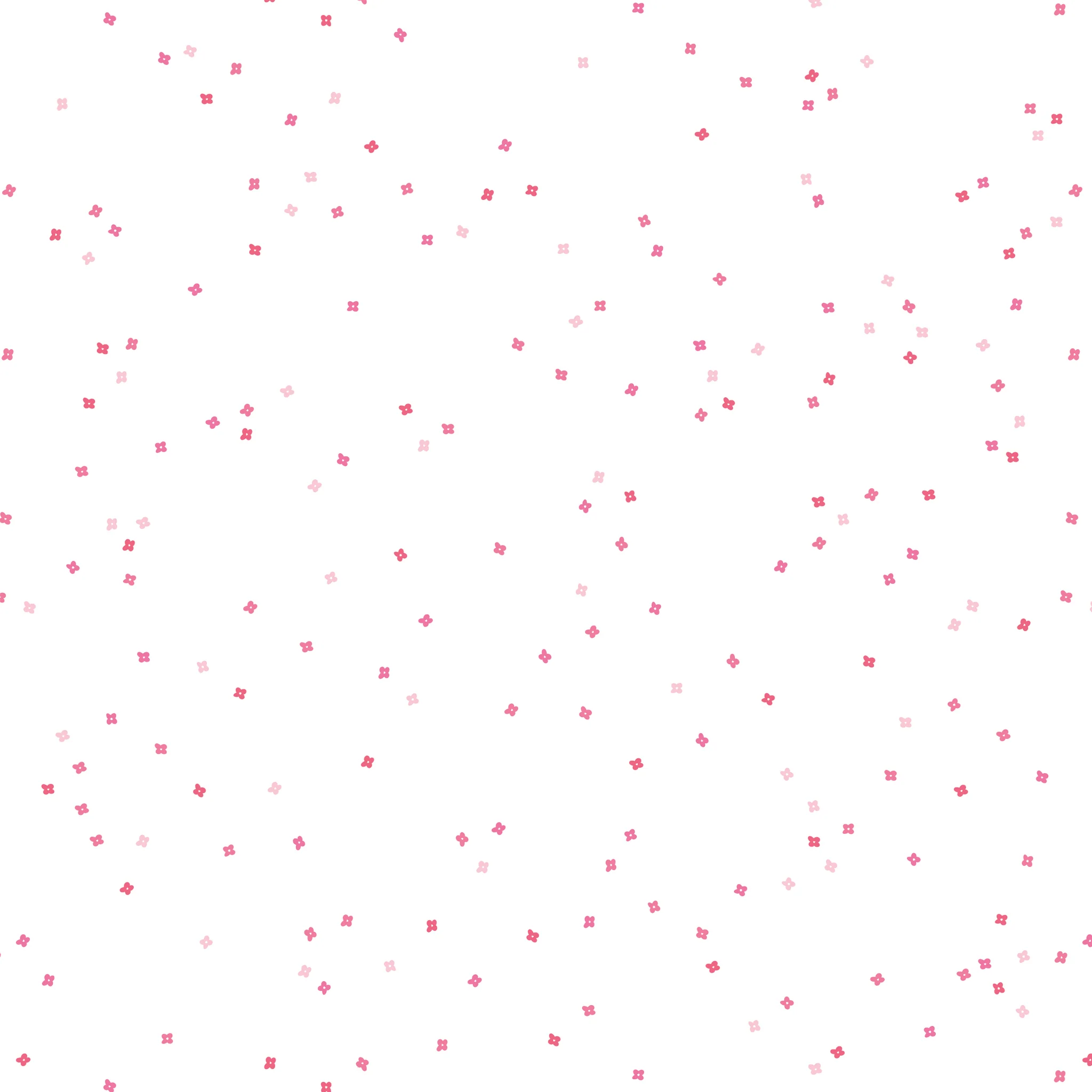 Blossom On White All the Pink Fabric