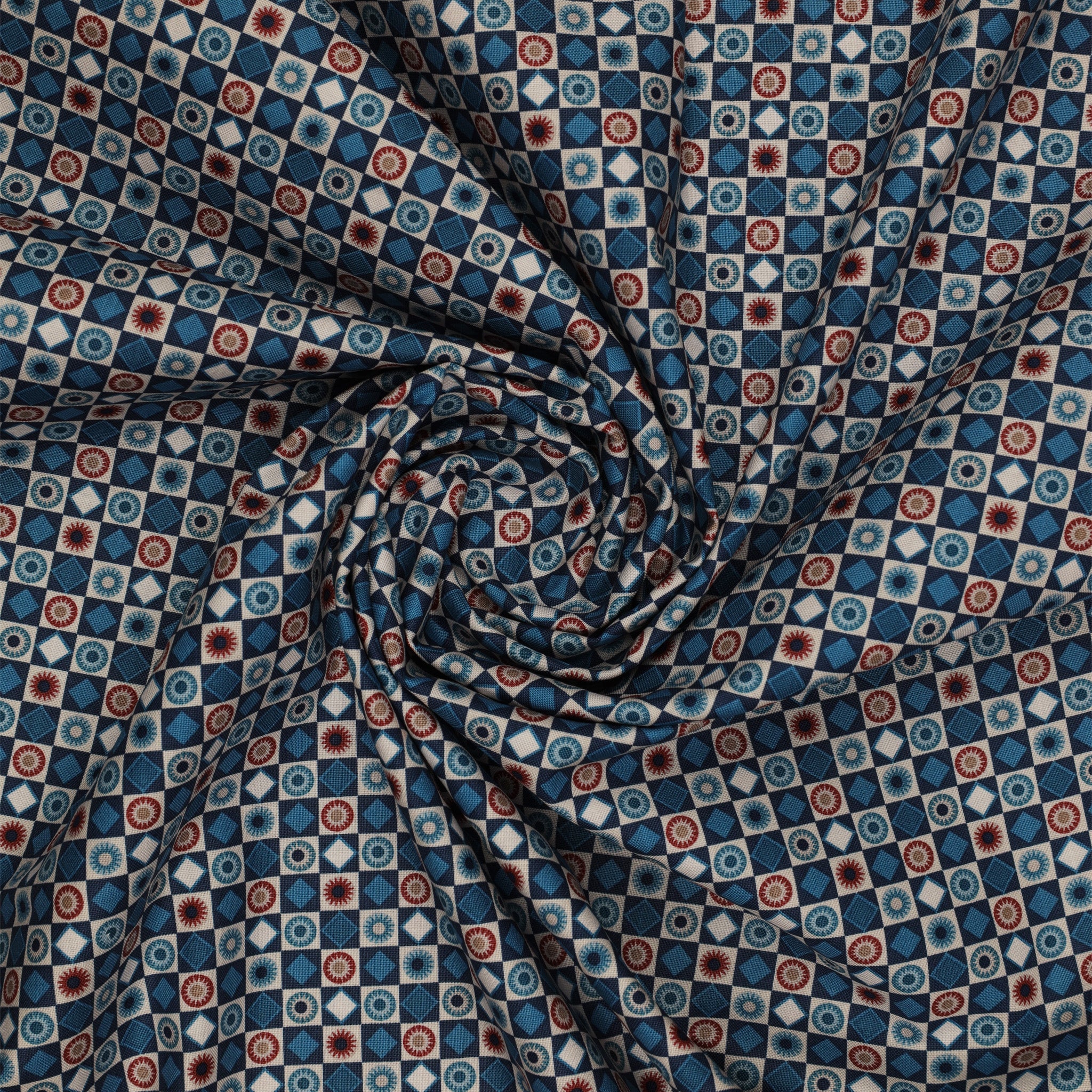 Blue Mill Fabric Collection - Dayton Blue - Image 2