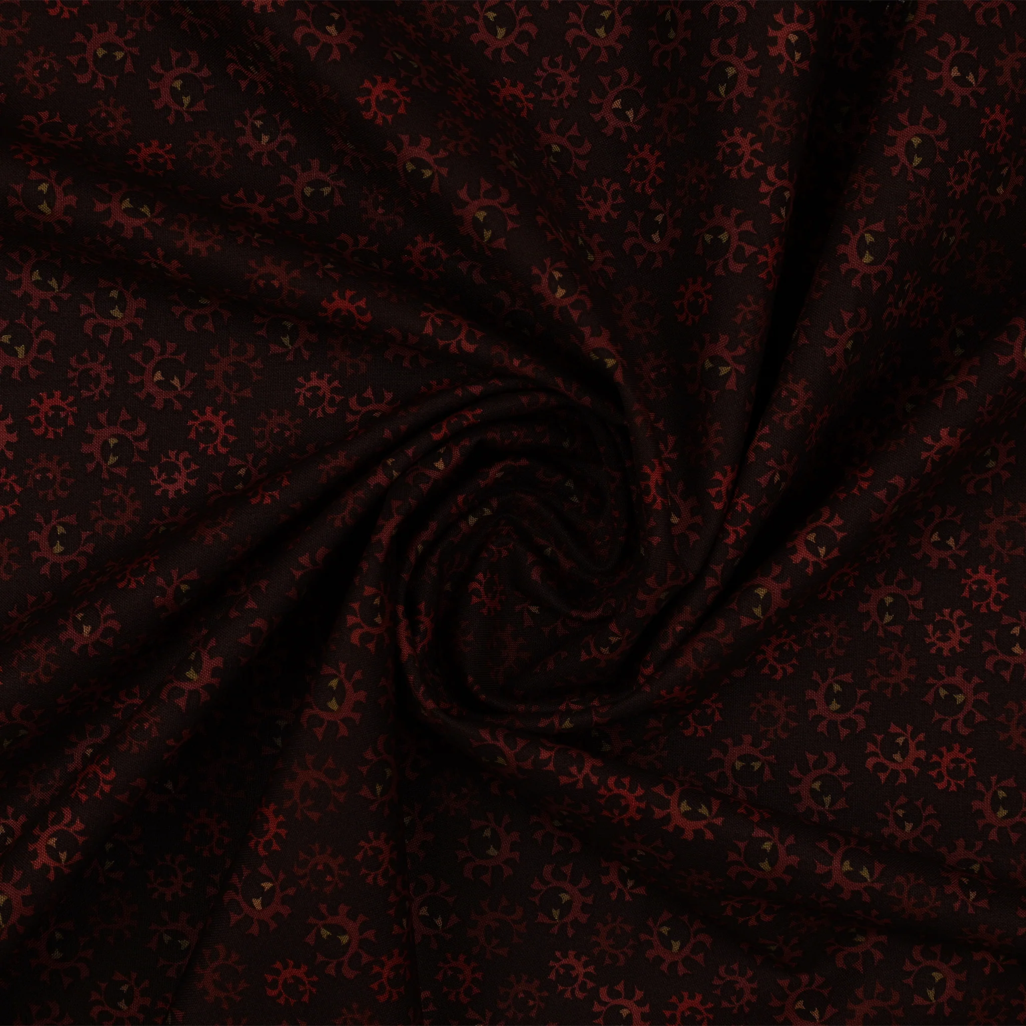 Blue Mill Fabric Collection - Mill Stone Wine - Image 2