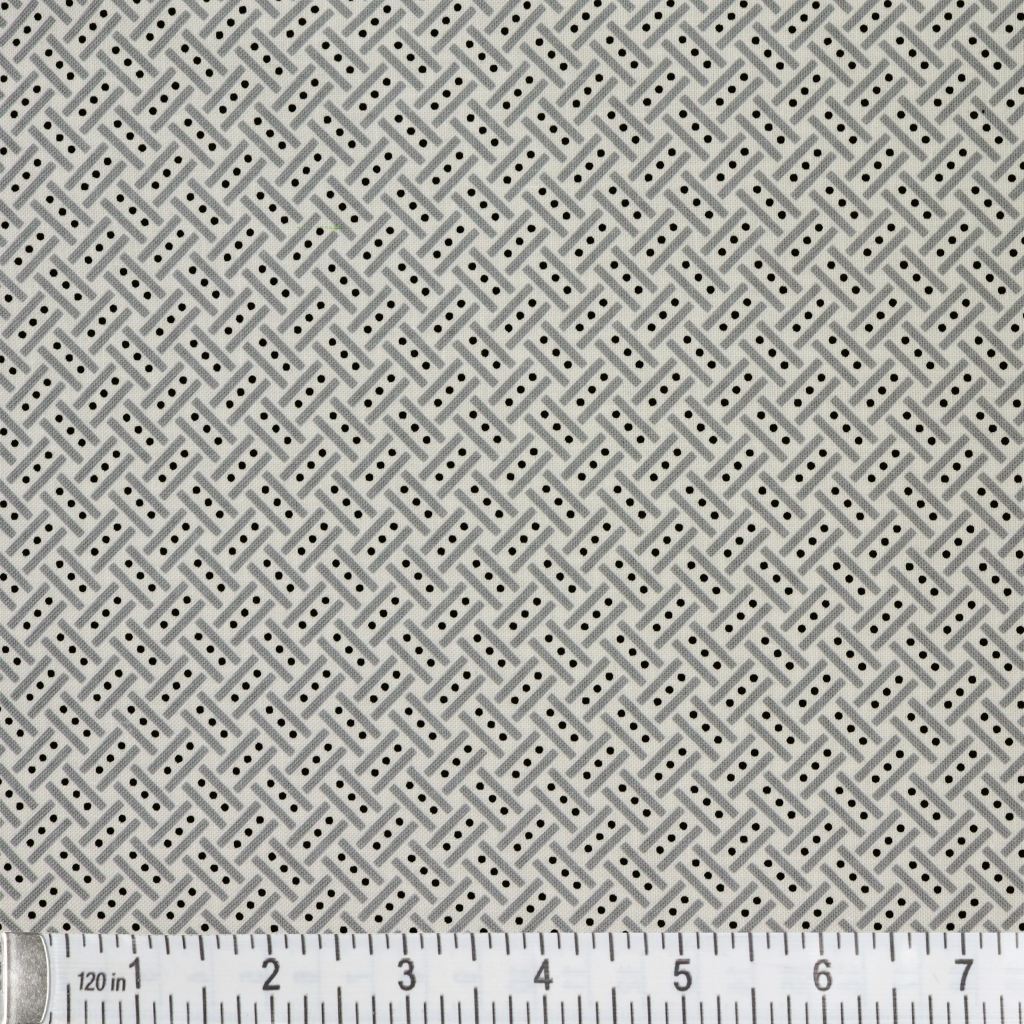Botanica Fabric Collection - Basketweave White - Image 2