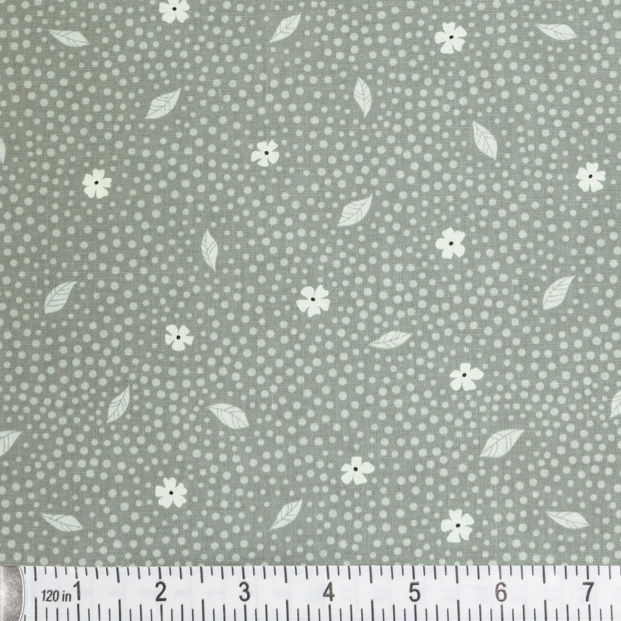 Botanica Fabric Collection - Floret Gray - Image 2