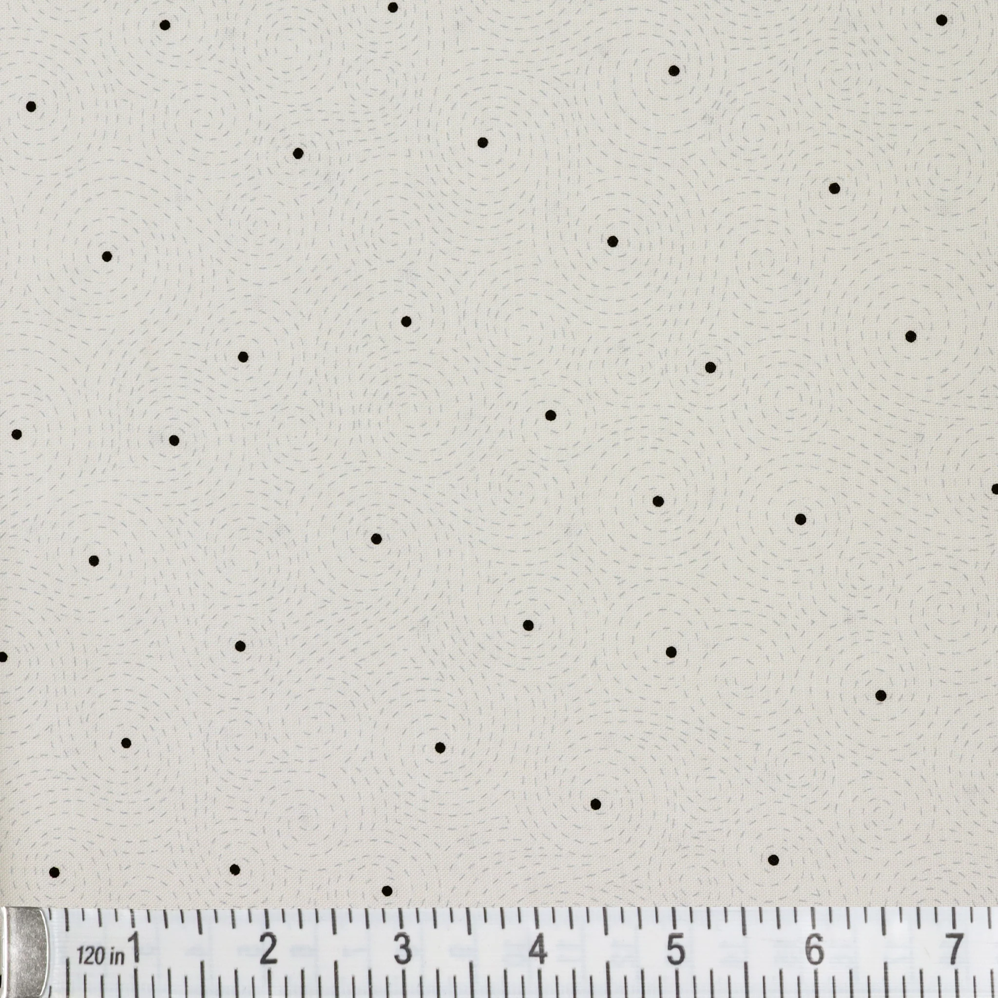 Botanica Fabric Collection - Swirls White - Image 2