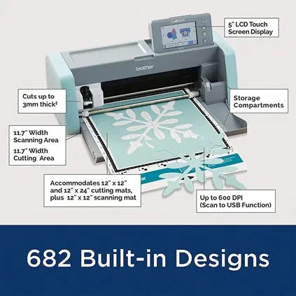 Brother SDX125E ScanNCut DX Cutting Machine - Image 11
