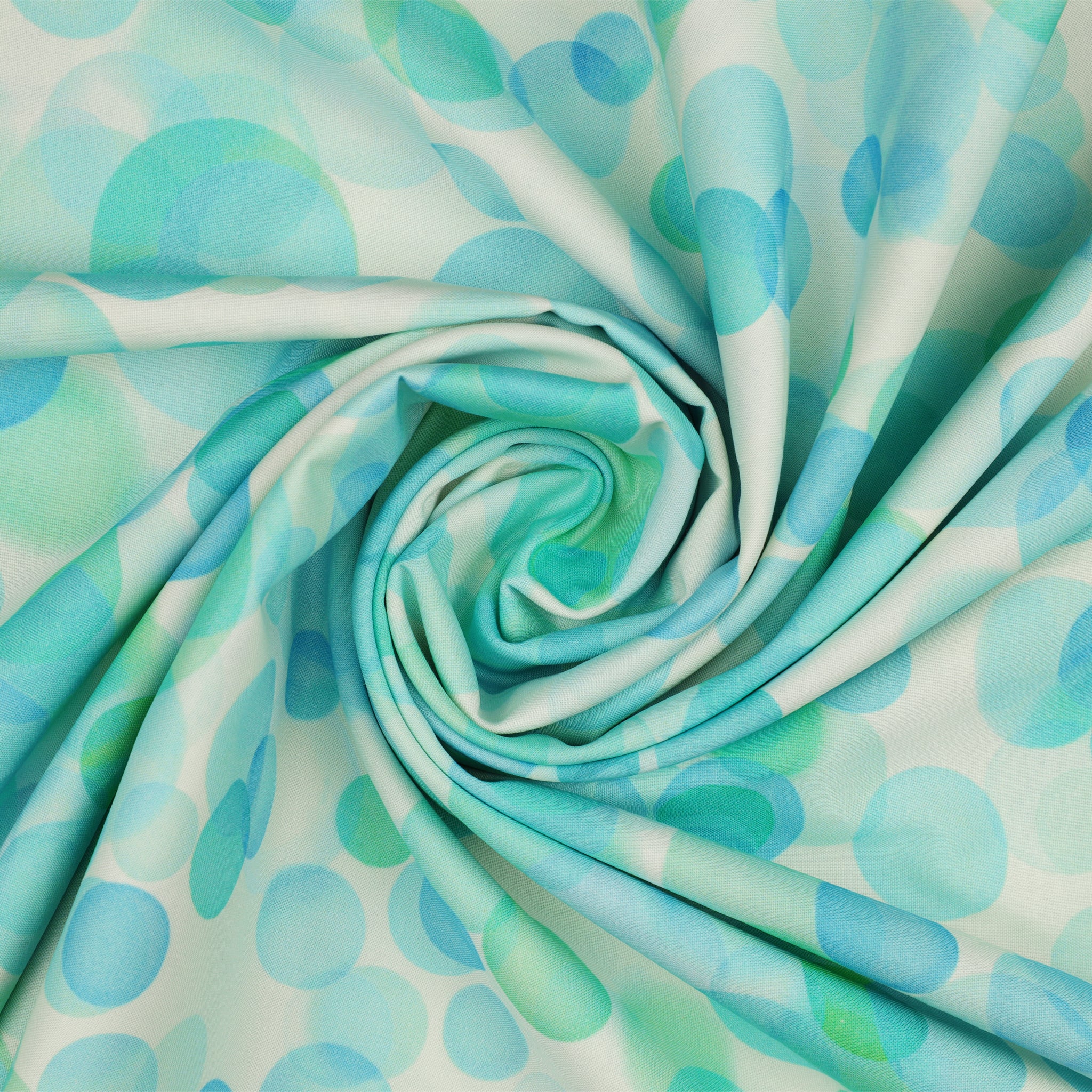 Bubbles 108" Wide Quilt Backing - Ocean - Image 2