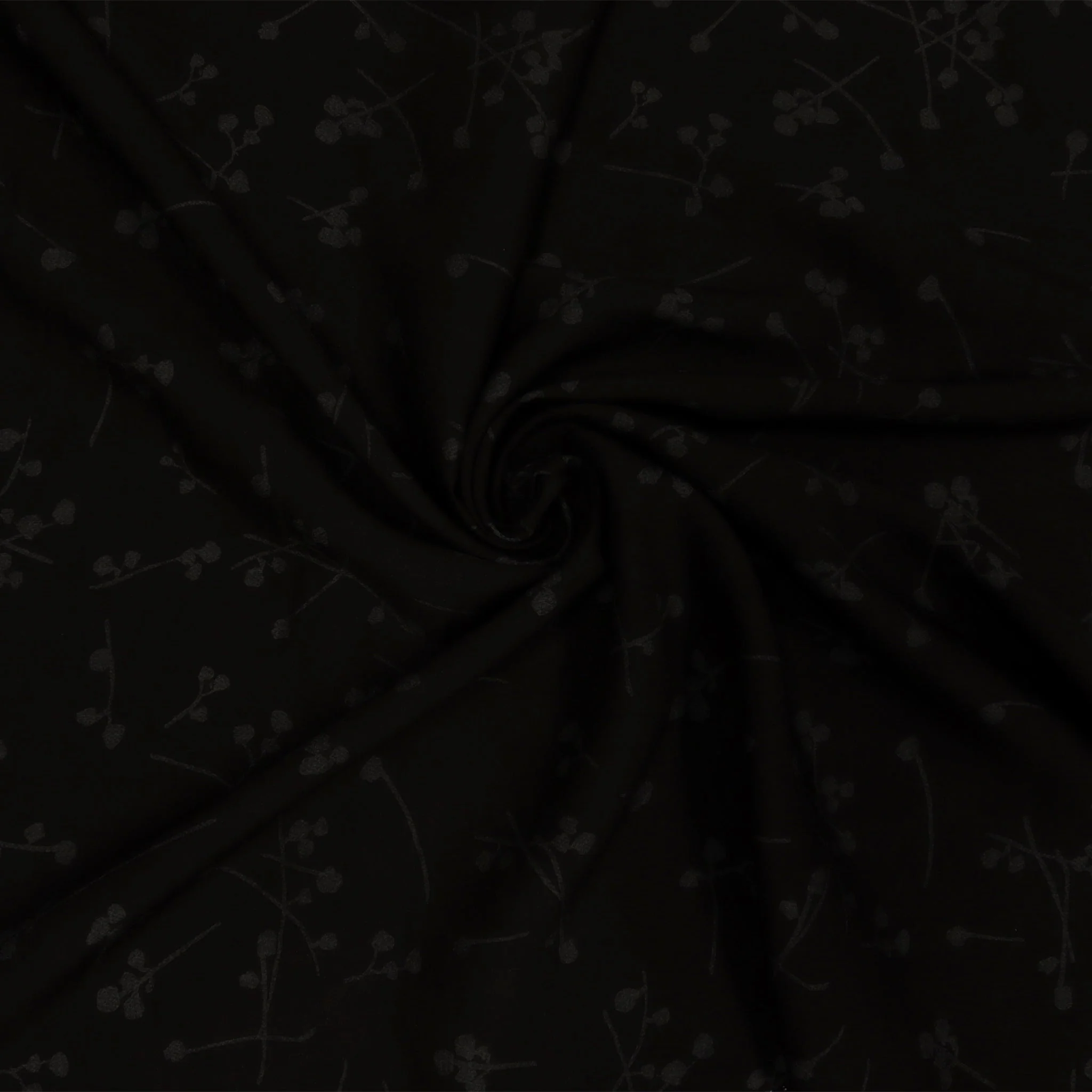 Buttonballs Somber Fabric in Rayon - Image 6
