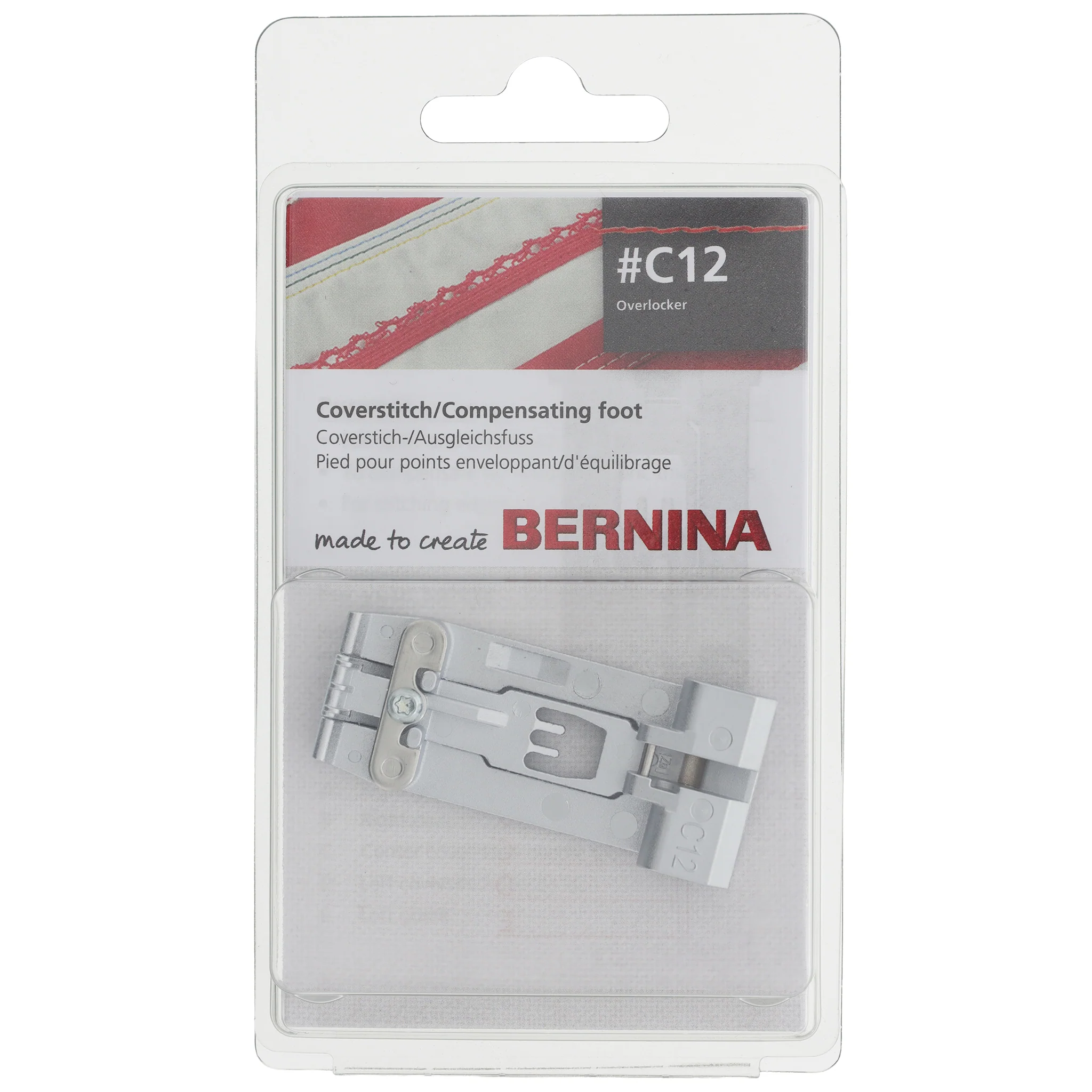 #C12 Coverstitch/Compensating Foot, Bernina #1036097000 - Image 2