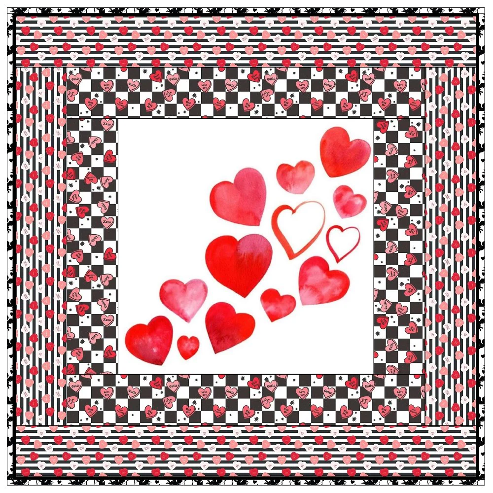 Candy Kisses Wall Hanging 42" x 42" - Image 2
