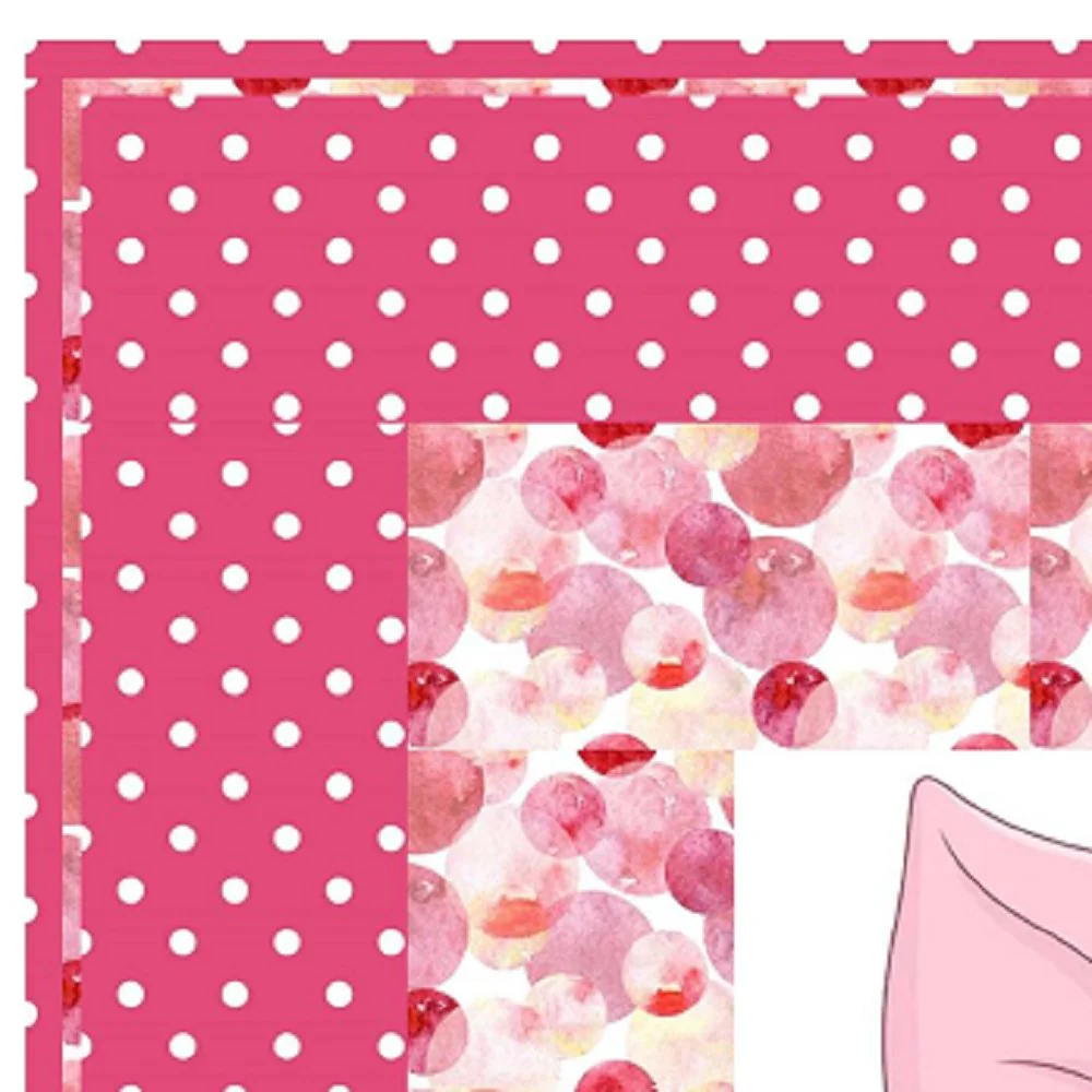 Cartoon Baby Pig Wall Hanging 42" x 42" - Image 3
