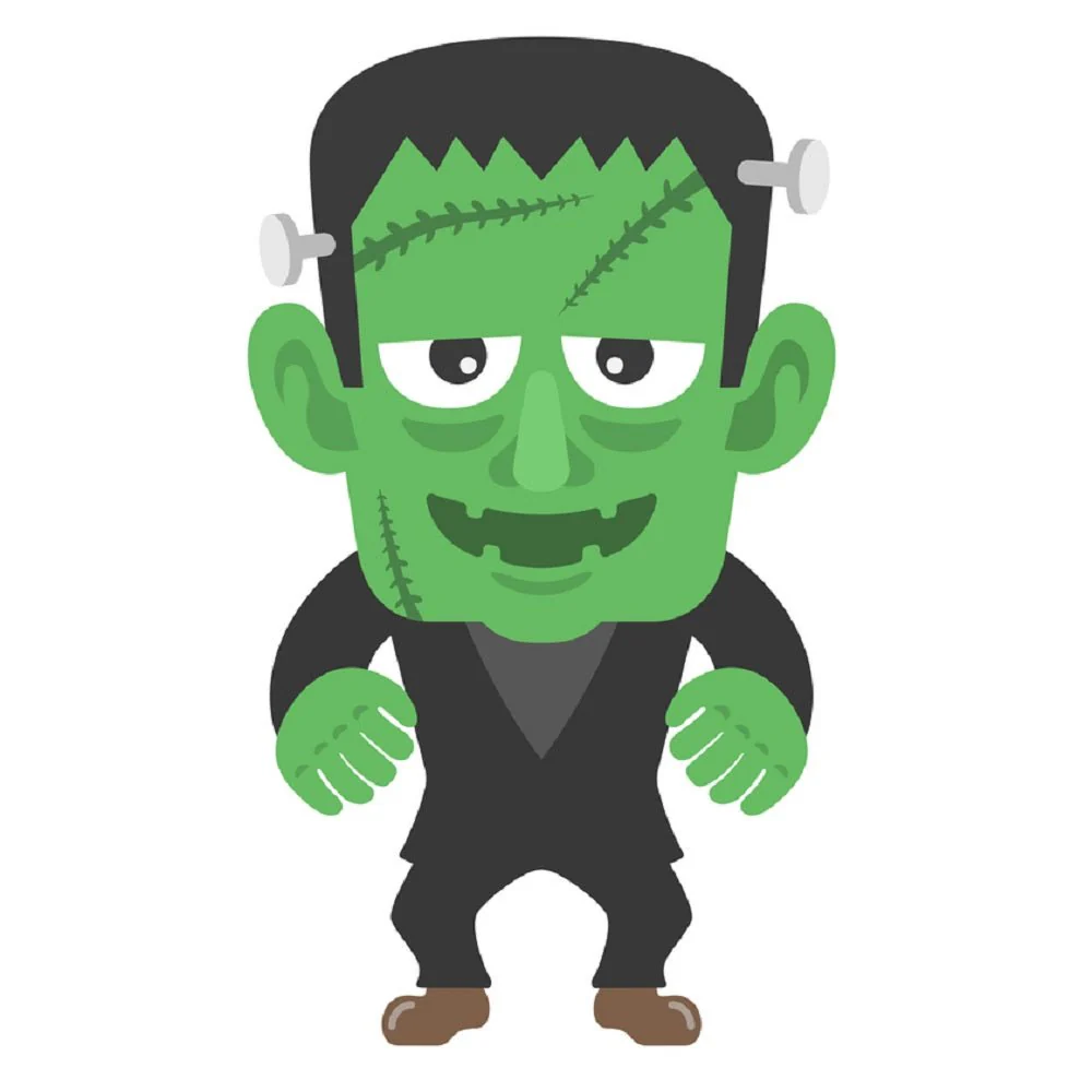 Cartoon Frankenstein Fabric Panel