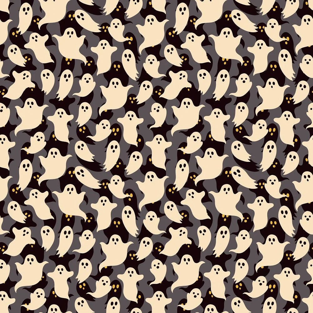 Cartoon Halloween Ghoul Fabric