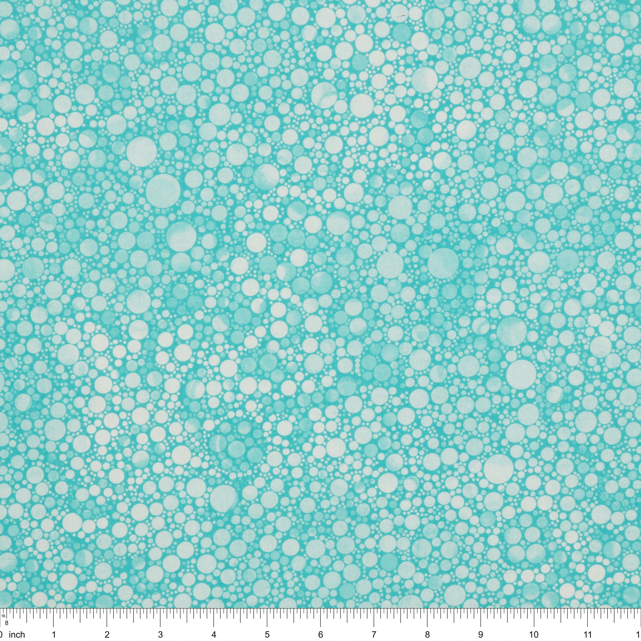 Cat Artistry Fabric Collection - Circle Pop Light Turquoise - Image 3