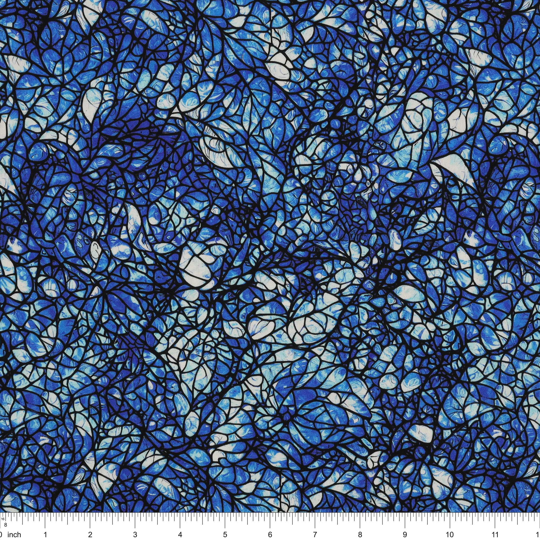 Cat Artistry Fabric Collection - Glassine Blue - Image 3
