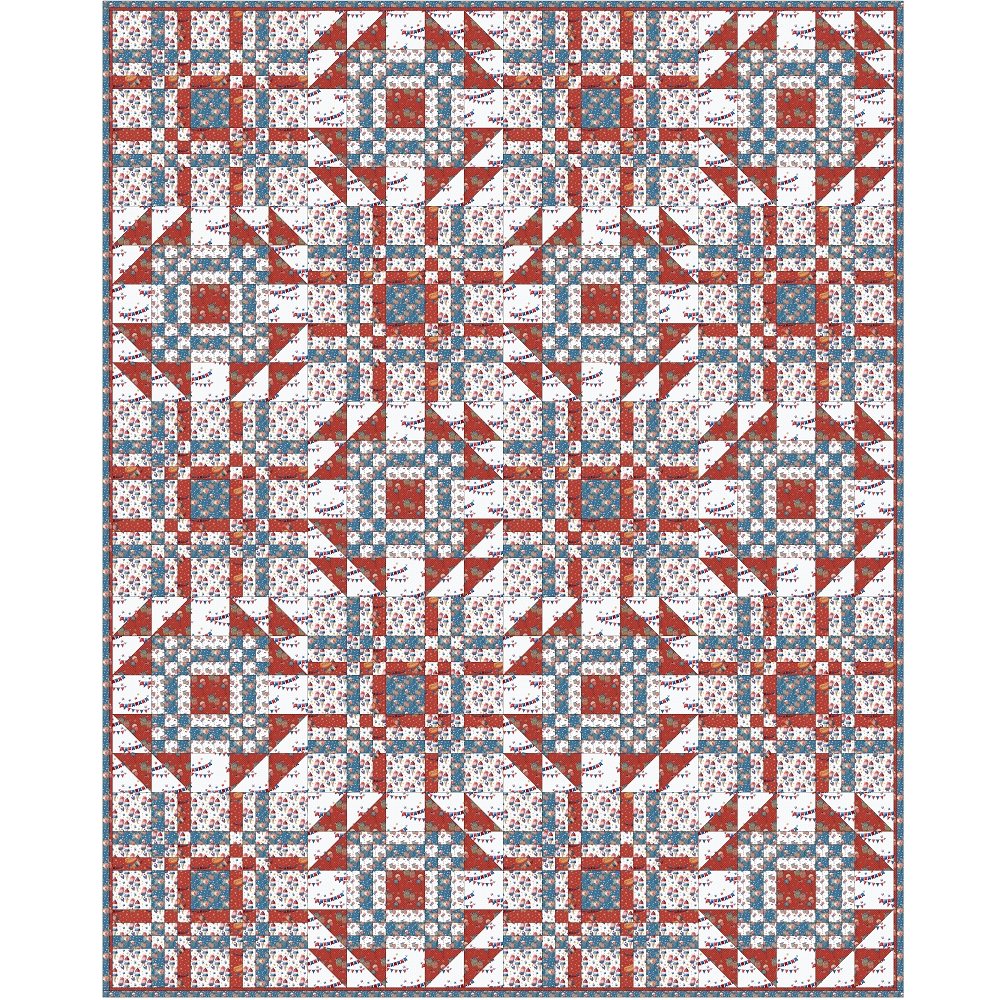 Celebrate Freedom Quilt Kit - 61 1/2" x 76 1/2" - Image 2