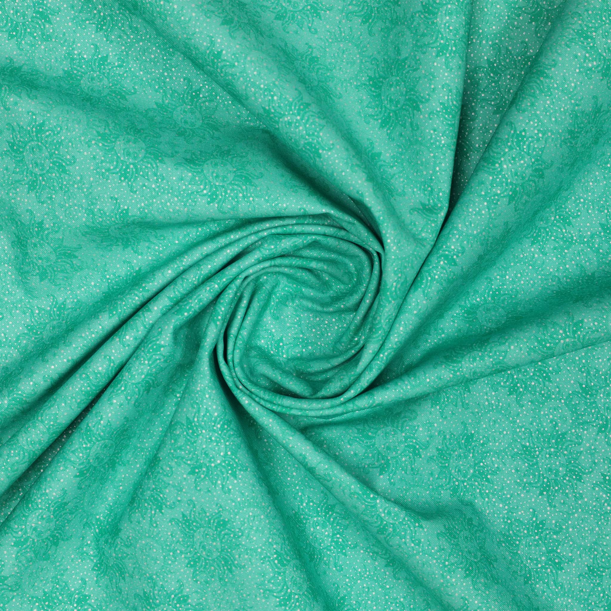 Celestial Skies Fabric Collection - Sun Tonal Medium Turquoise - Image 2