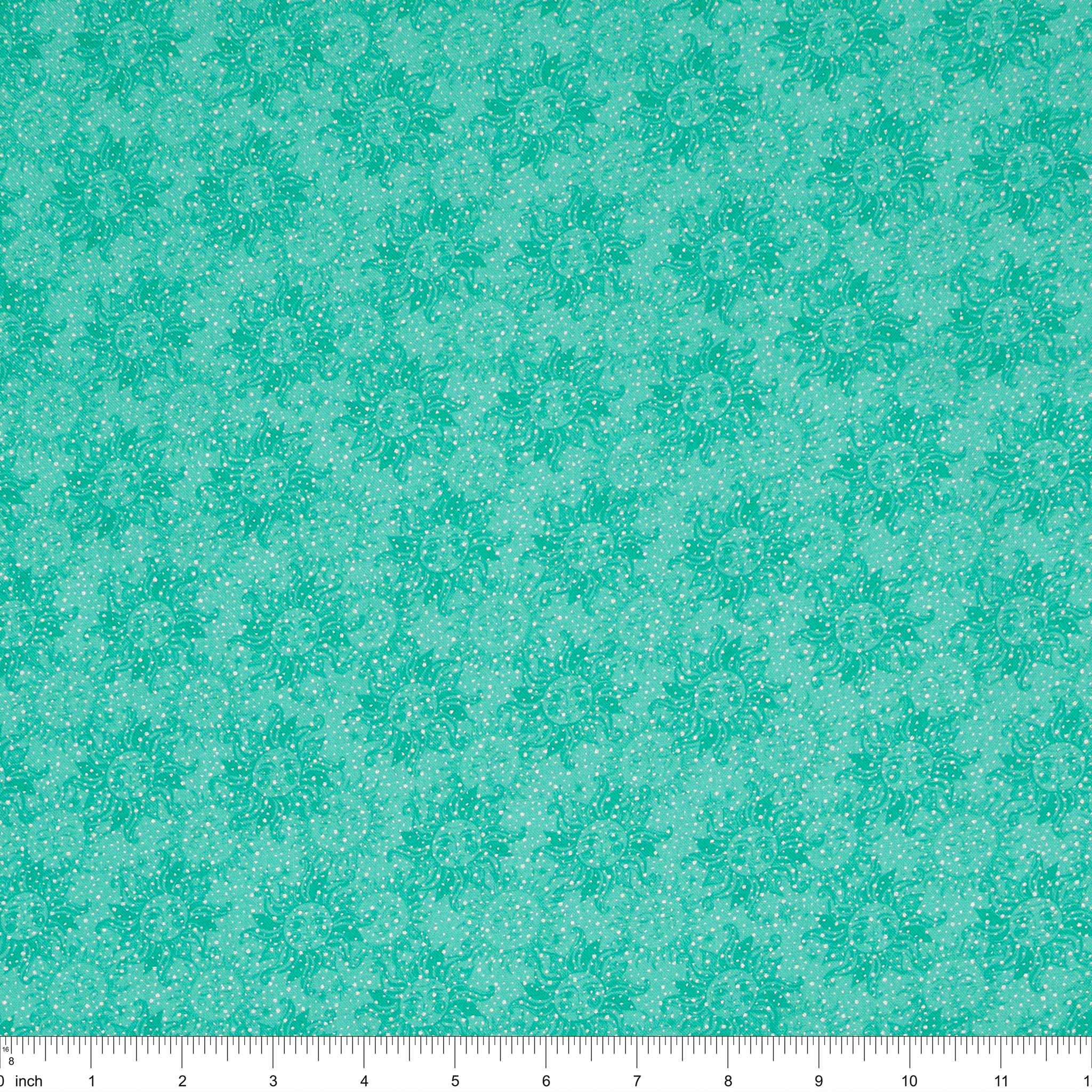 Celestial Skies Fabric Collection - Sun Tonal Medium Turquoise - Image 3