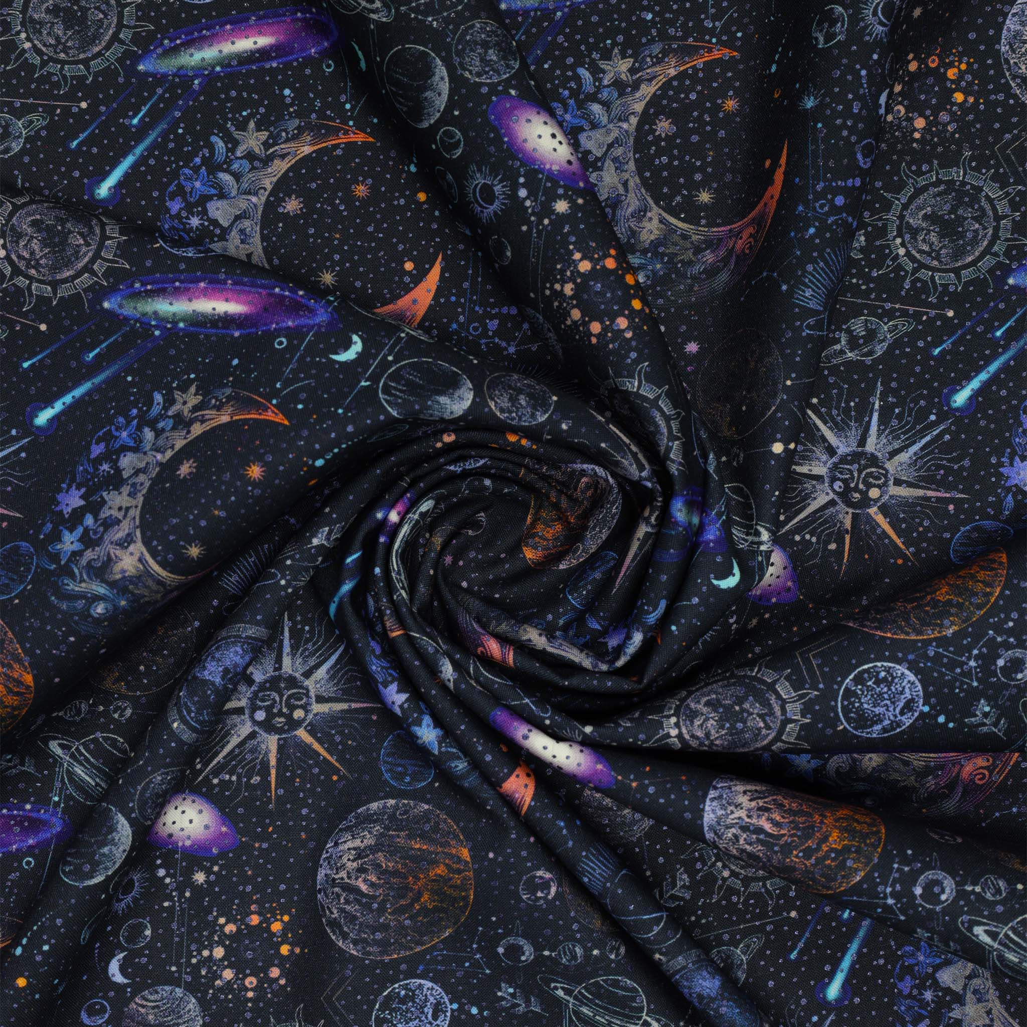 Celestial Skies Fabric Collection - Universe Twilight - Image 2