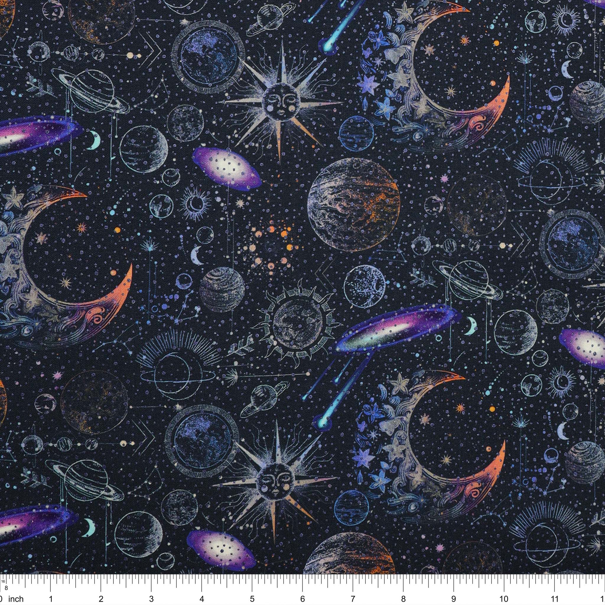 Celestial Skies Fabric Collection - Universe Twilight - Image 3