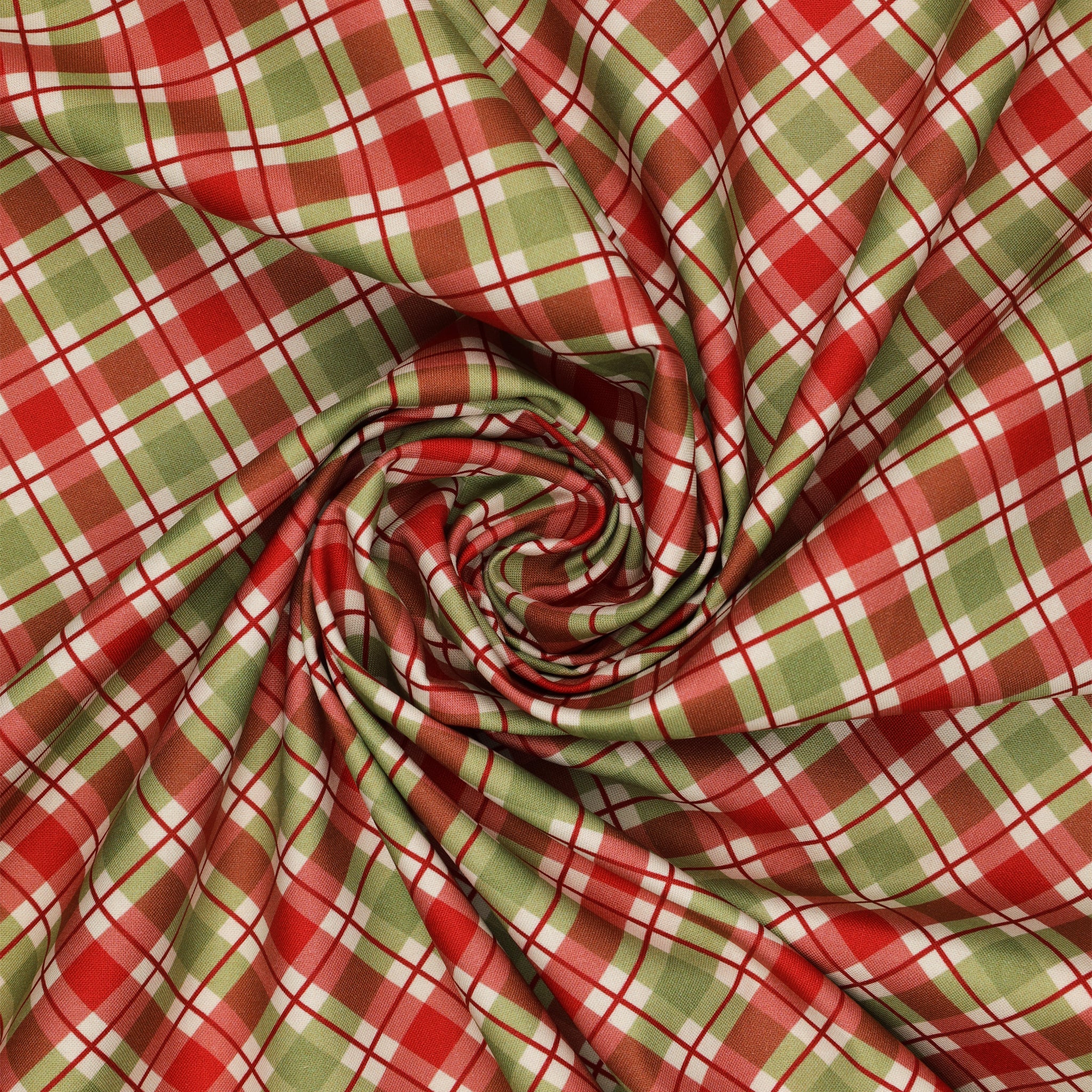 Celtic Christmas Fabric Collection - Christmas Check - Image 2