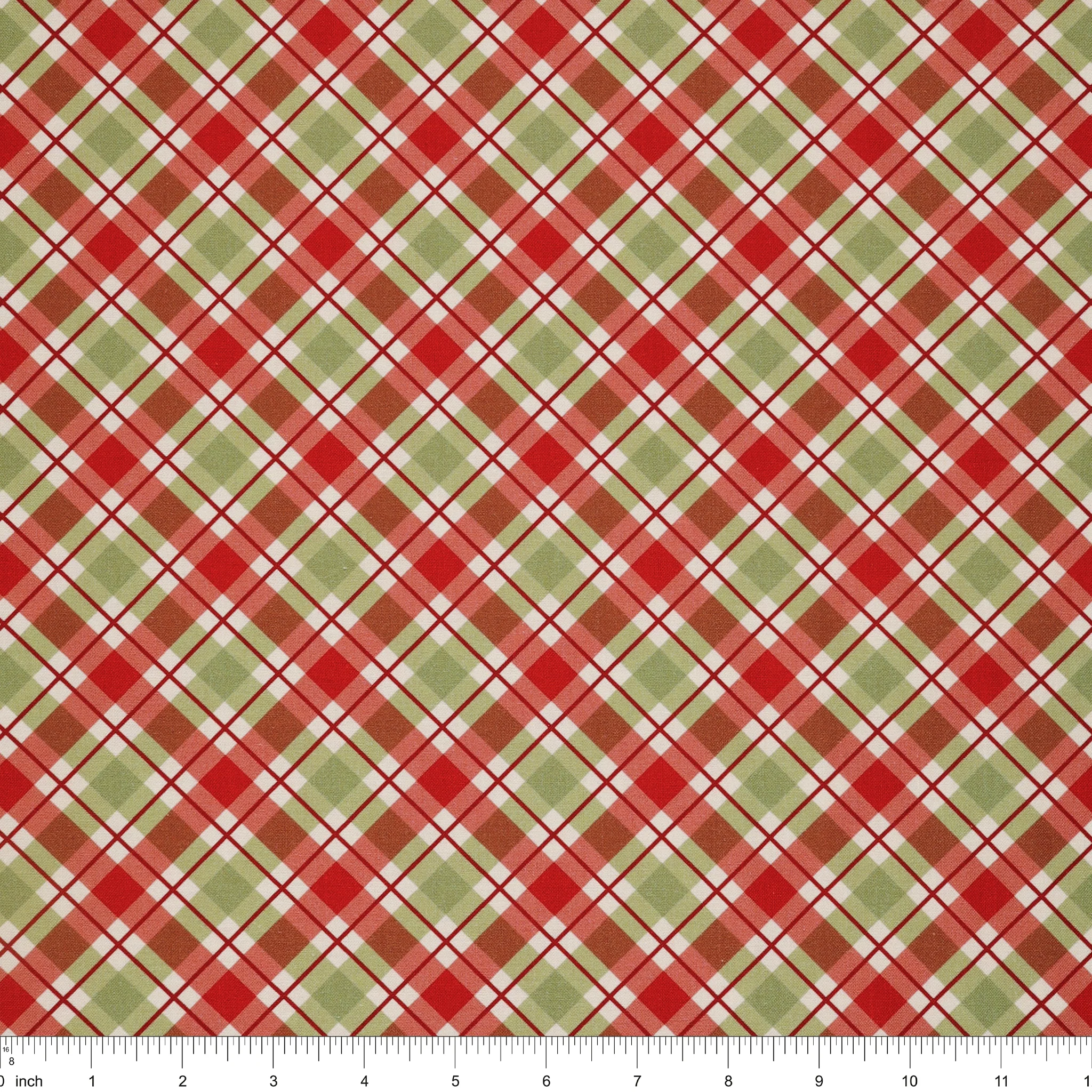 Celtic Christmas Fabric Collection - Christmas Check - Image 3