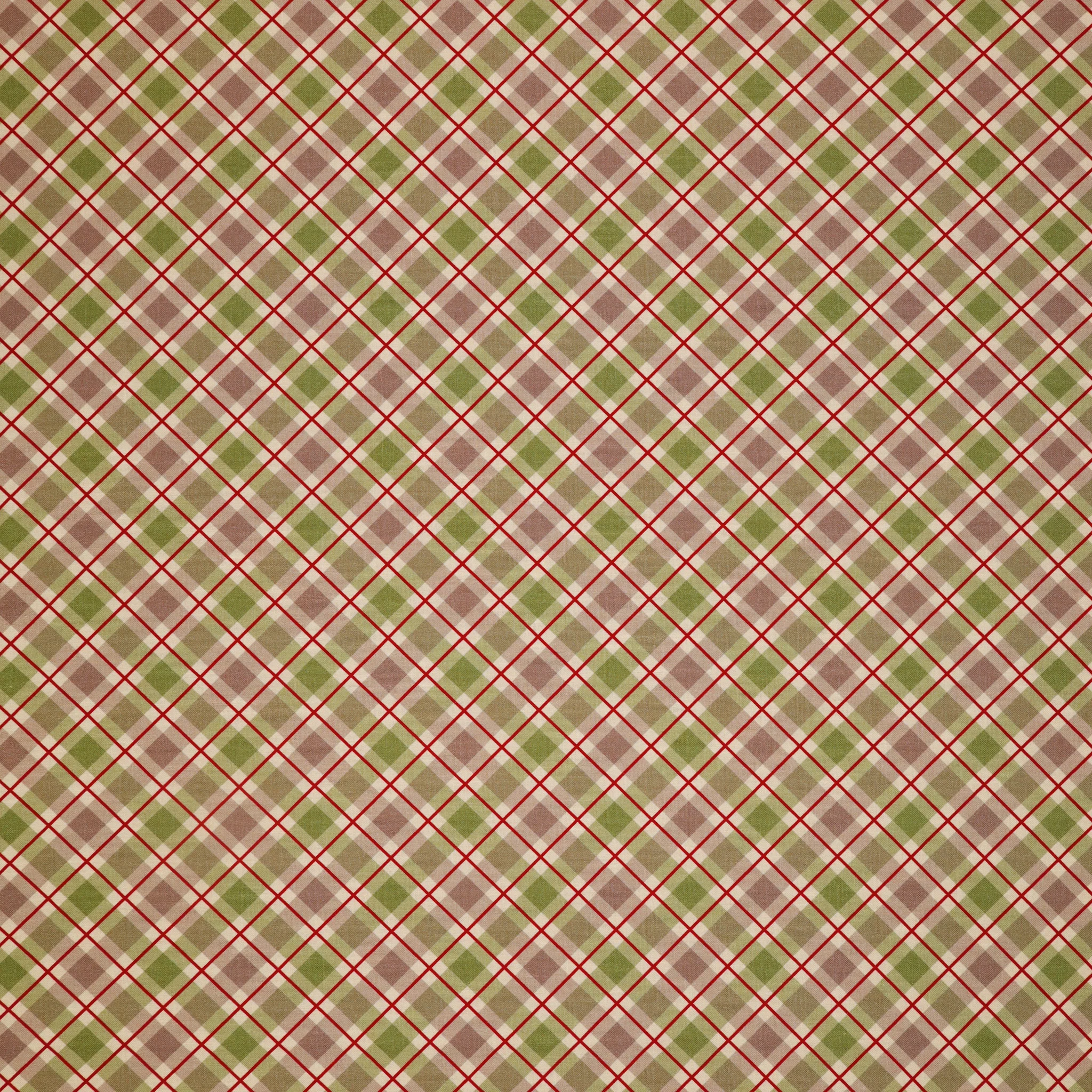 Celtic Christmas Fabric Collection - Highland Check