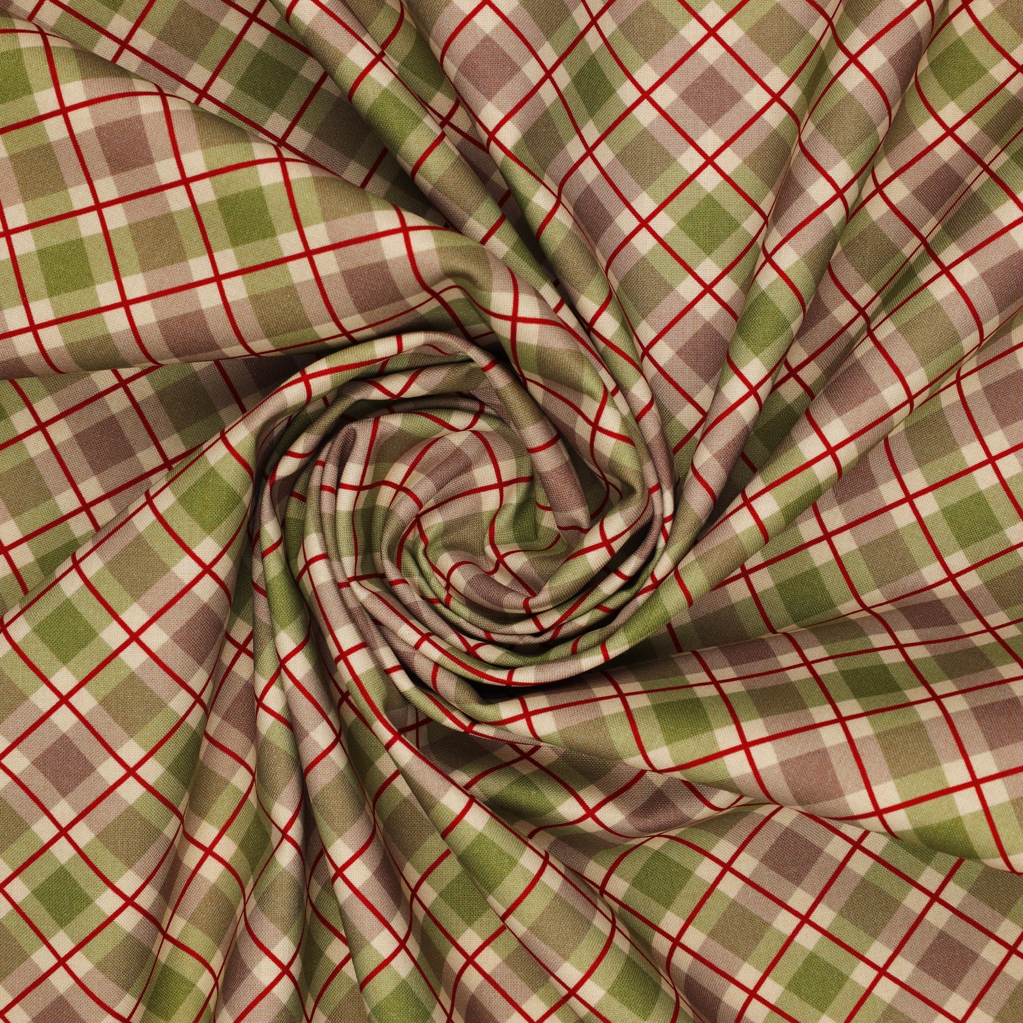 Celtic Christmas Fabric Collection - Highland Check - Image 2
