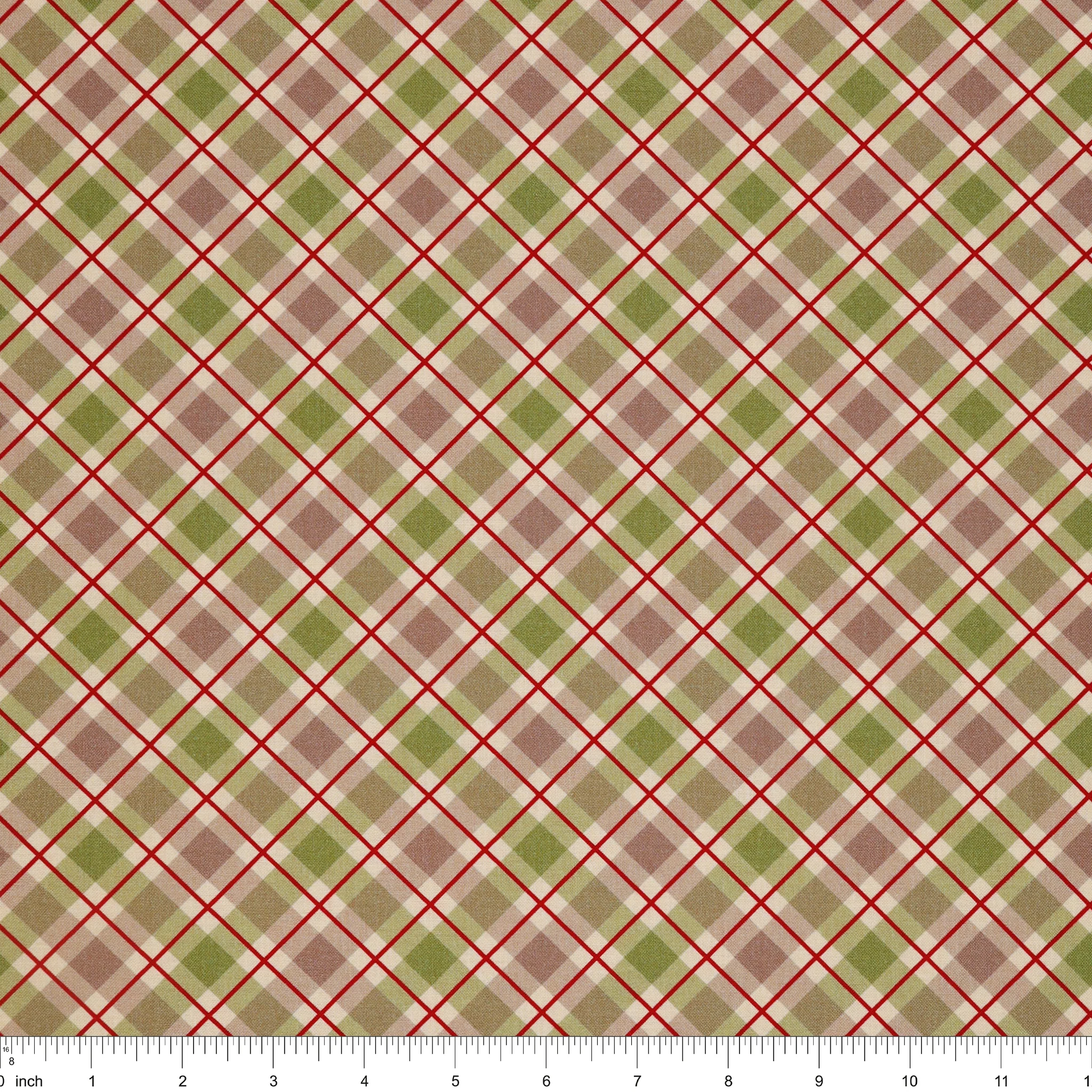 Celtic Christmas Fabric Collection - Highland Check - Image 3