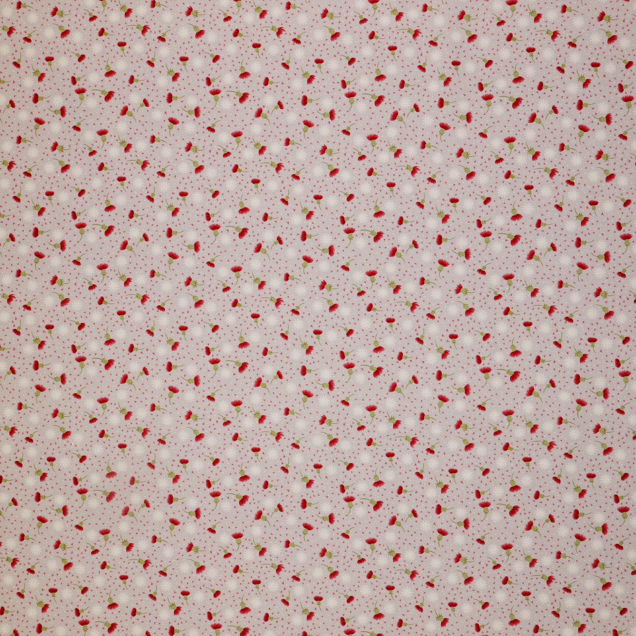 Celtic Christmas Fabric Collection - Thistledown on Silver