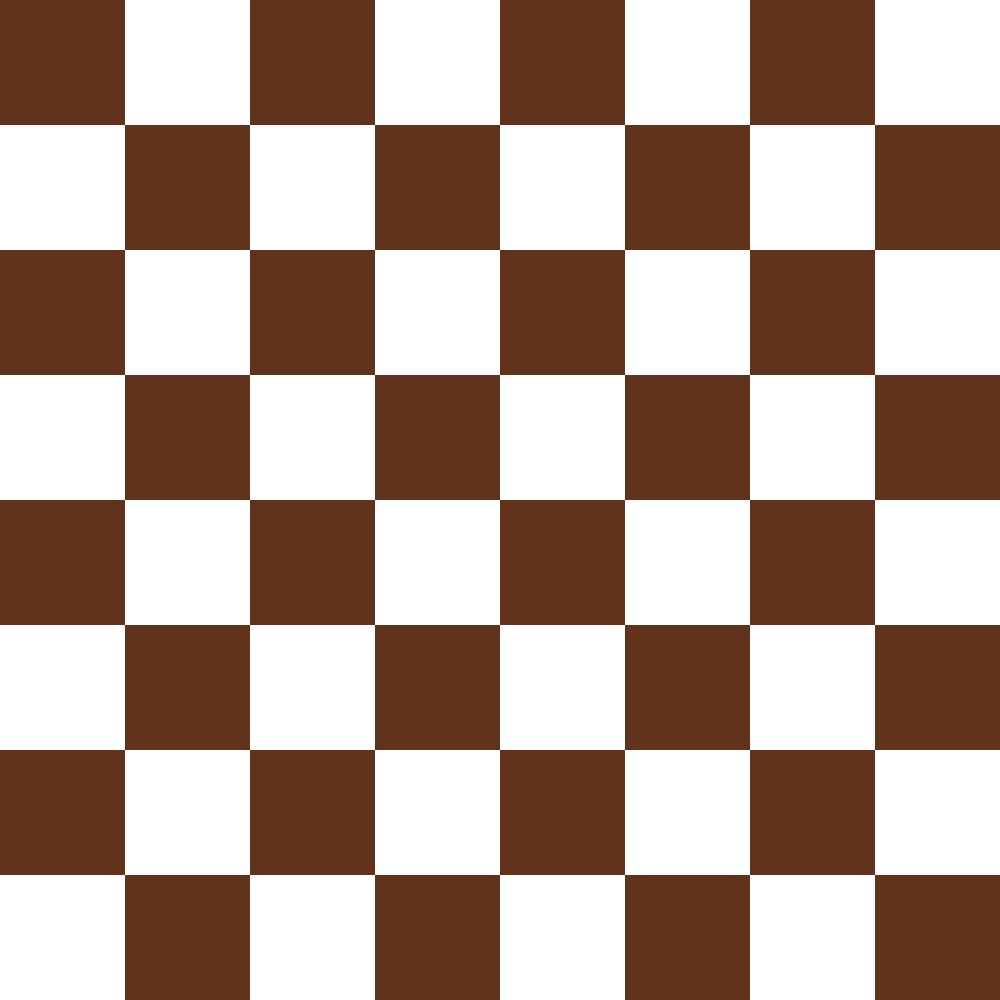 Checkered Basics Fabric - Chocolate