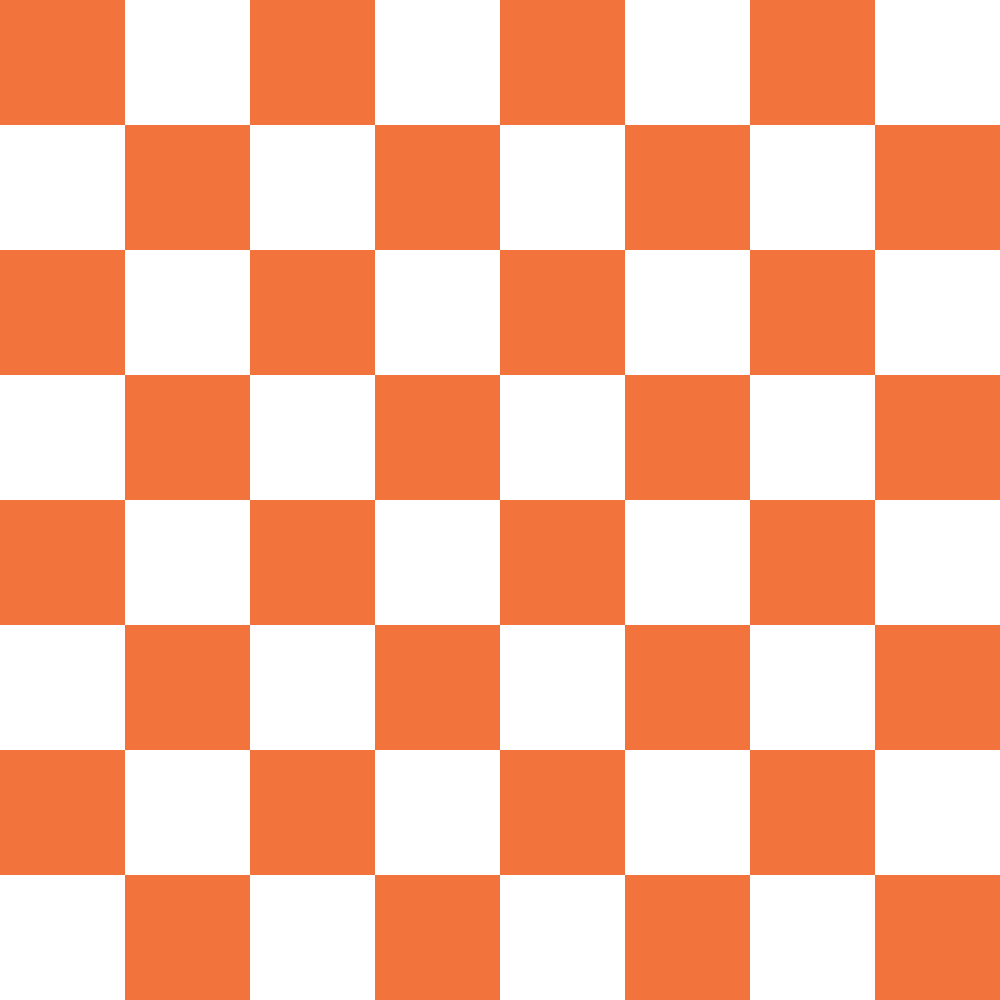 Checkered Basics Fabric - Soft Orange