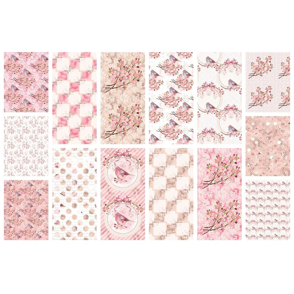 Cherry Blossom Fat Eighth Bundle - 14 Pieces